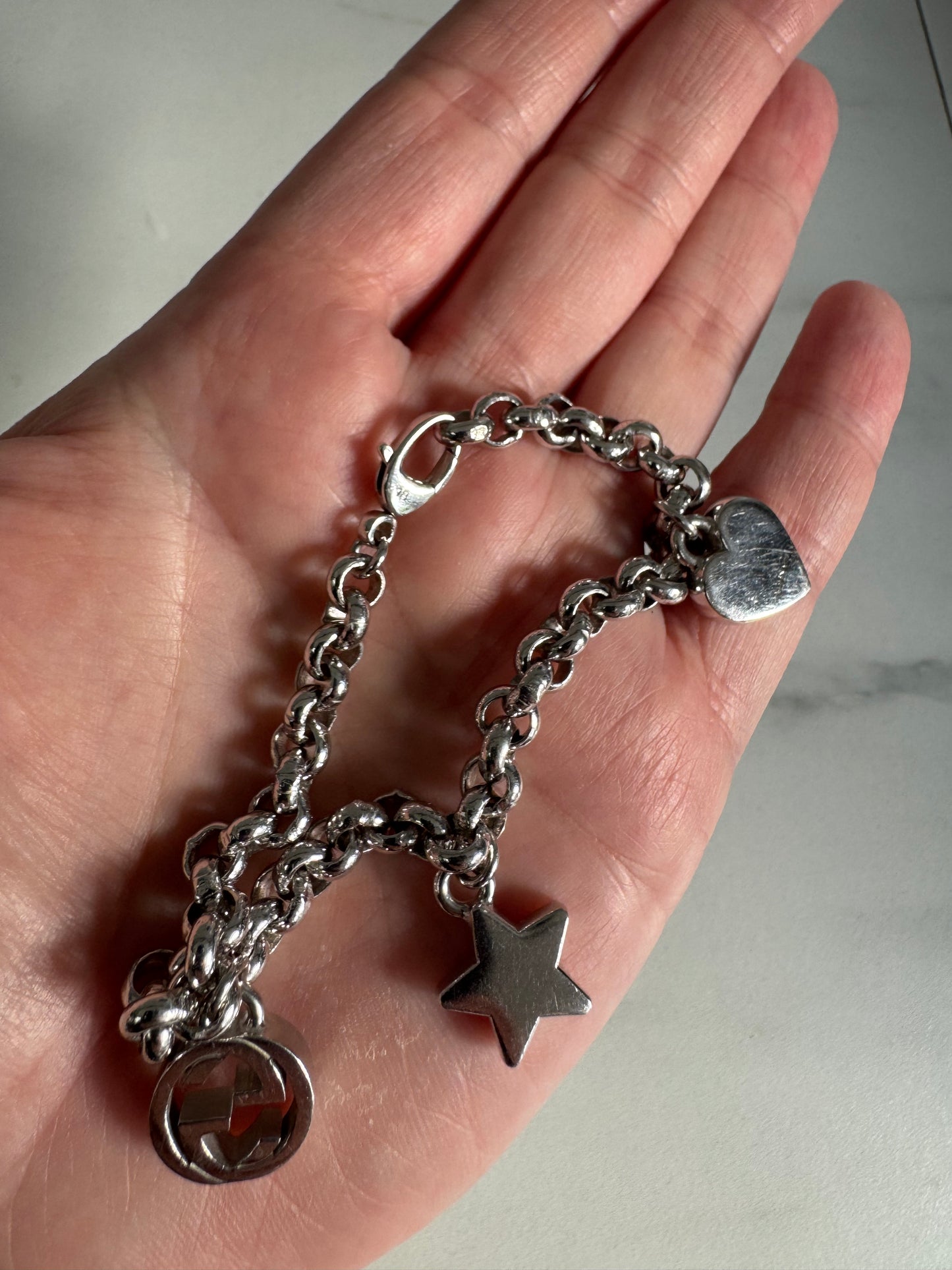 Gucci Charm Bracelet - Silver