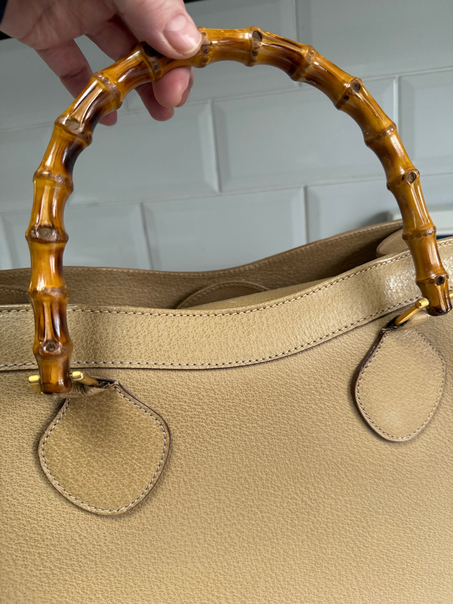 Gucci Bamboo Diana Tote - Toffee