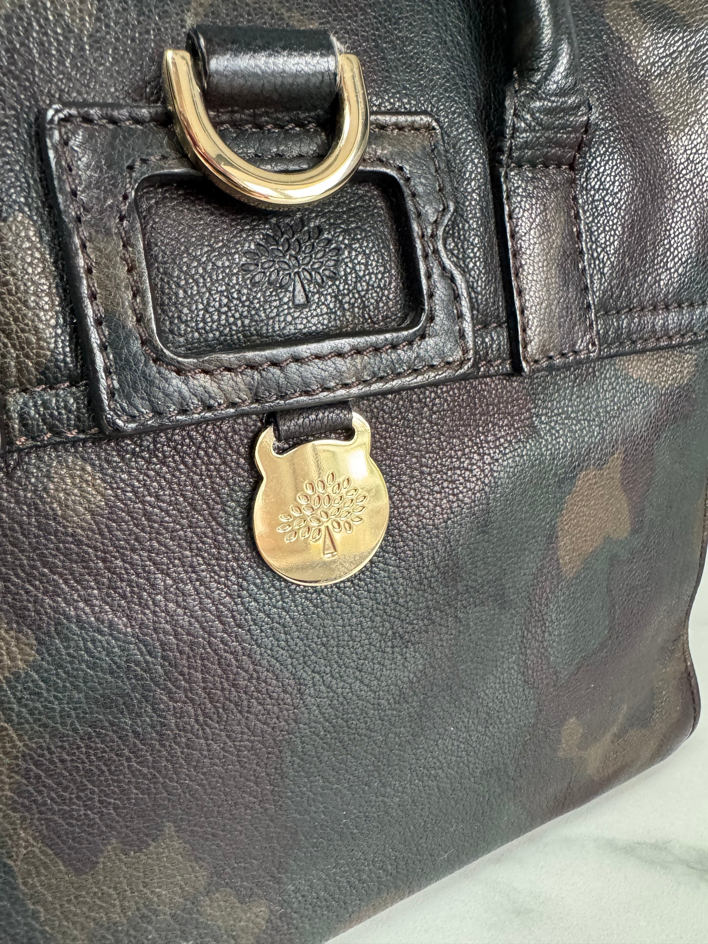 Mulberry Cara Delevigne Limited Edition Mini Backpack - khaki Green Camouflage