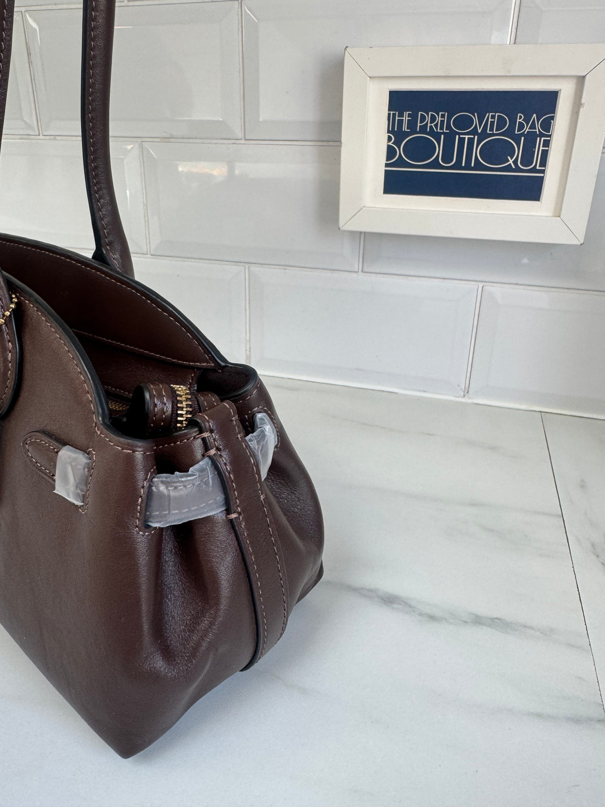 Coach Empire Carryall 34- Chocolate Brown