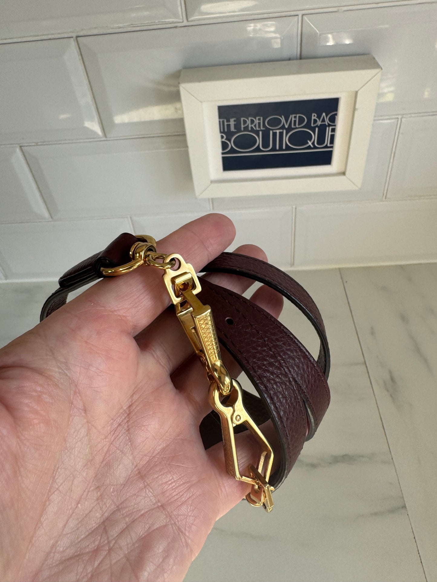 Mulberry Hampstead Bucket Bag - Oxblood