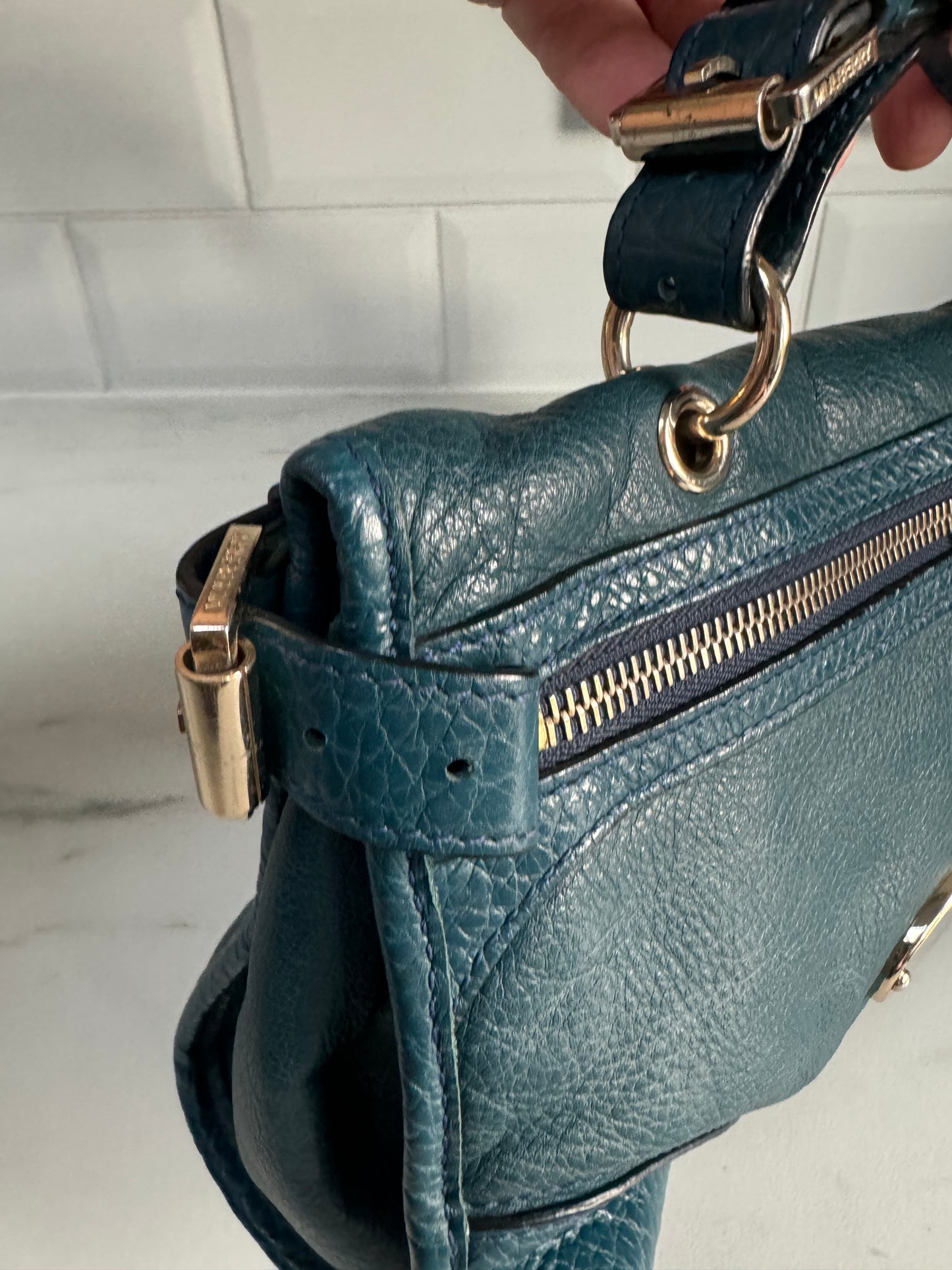 Mulberry Small Taylor - Petrol Blue