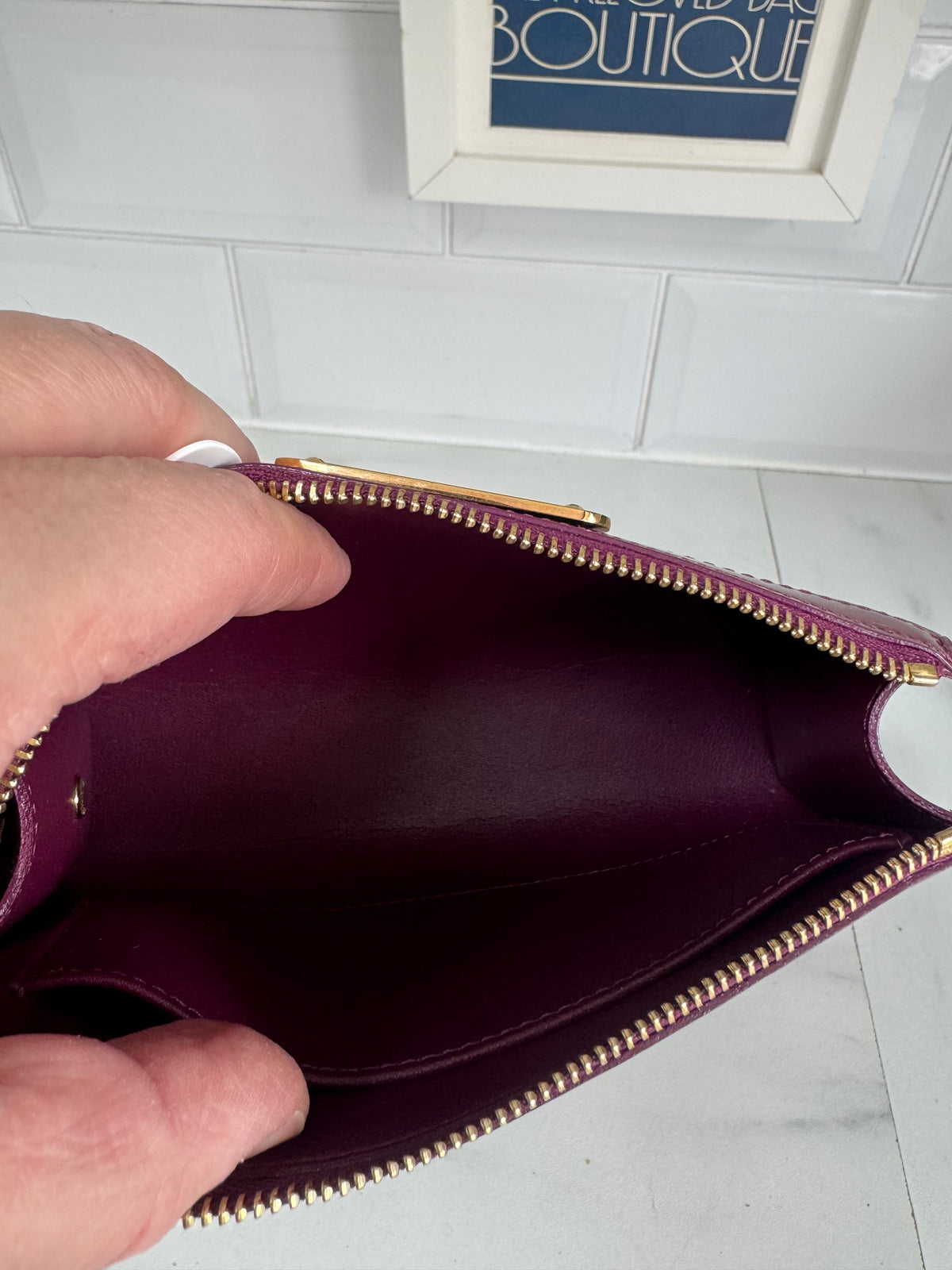 Louis Vuitton Zipped Cosmetic Pouch Trousse - Violette Vernis