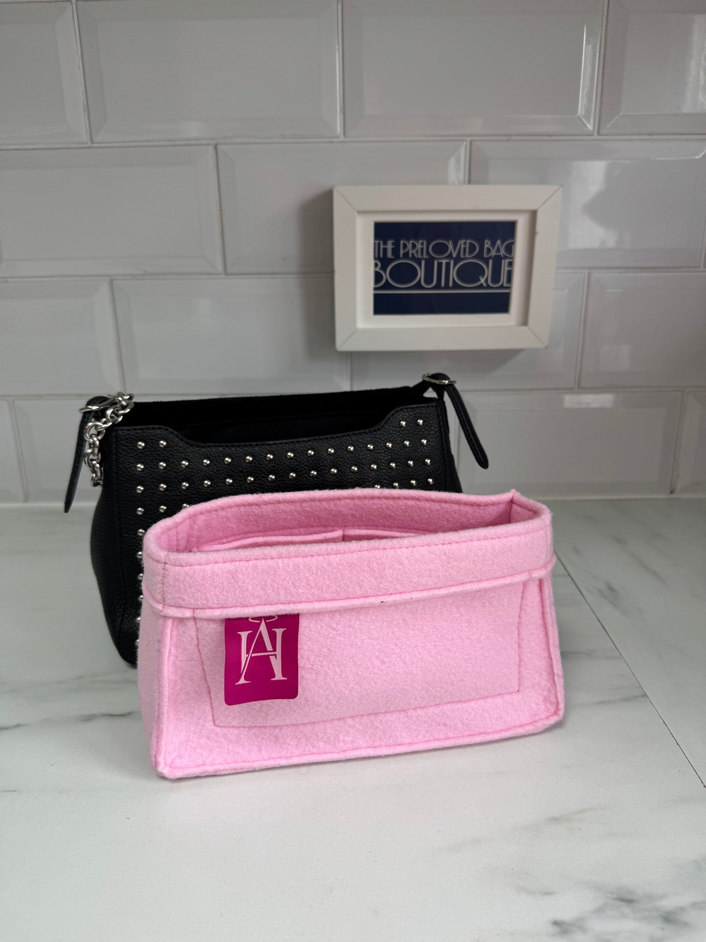 Mulberry Mini Keeley - black with silver studs