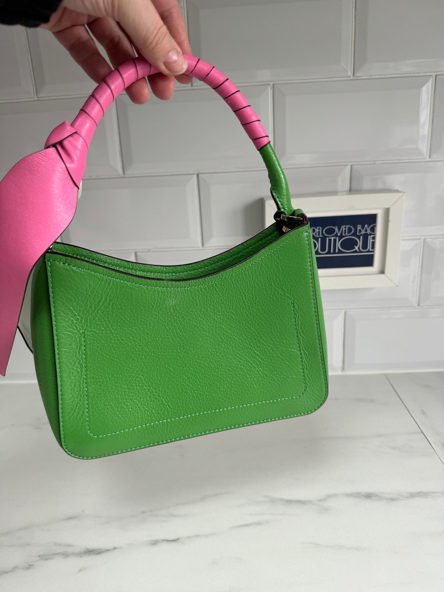 Kate Spade Dolly Small Sweet Pea Shoulder Bag - Green & Pink