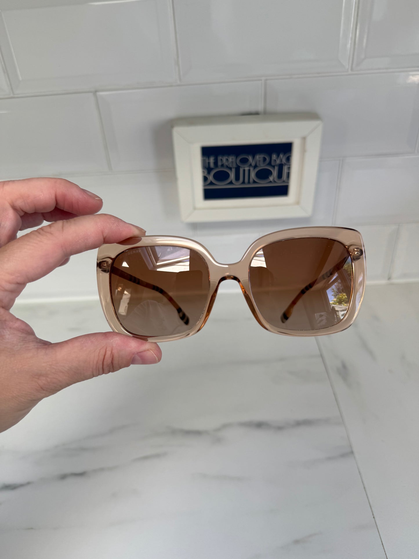 Burberry Sunglasses - Brown and pink