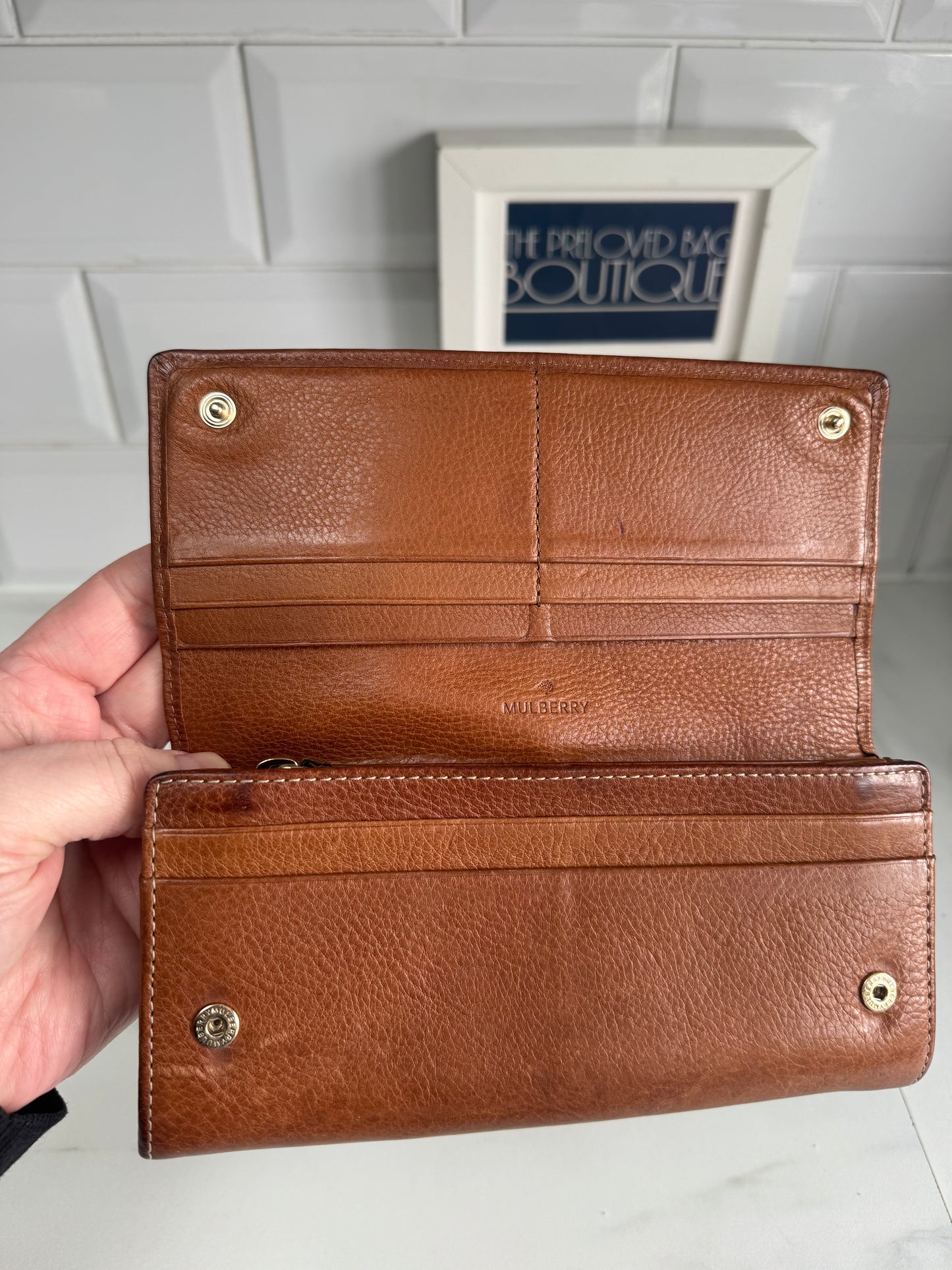 Mulberry Continental Purse - Oak