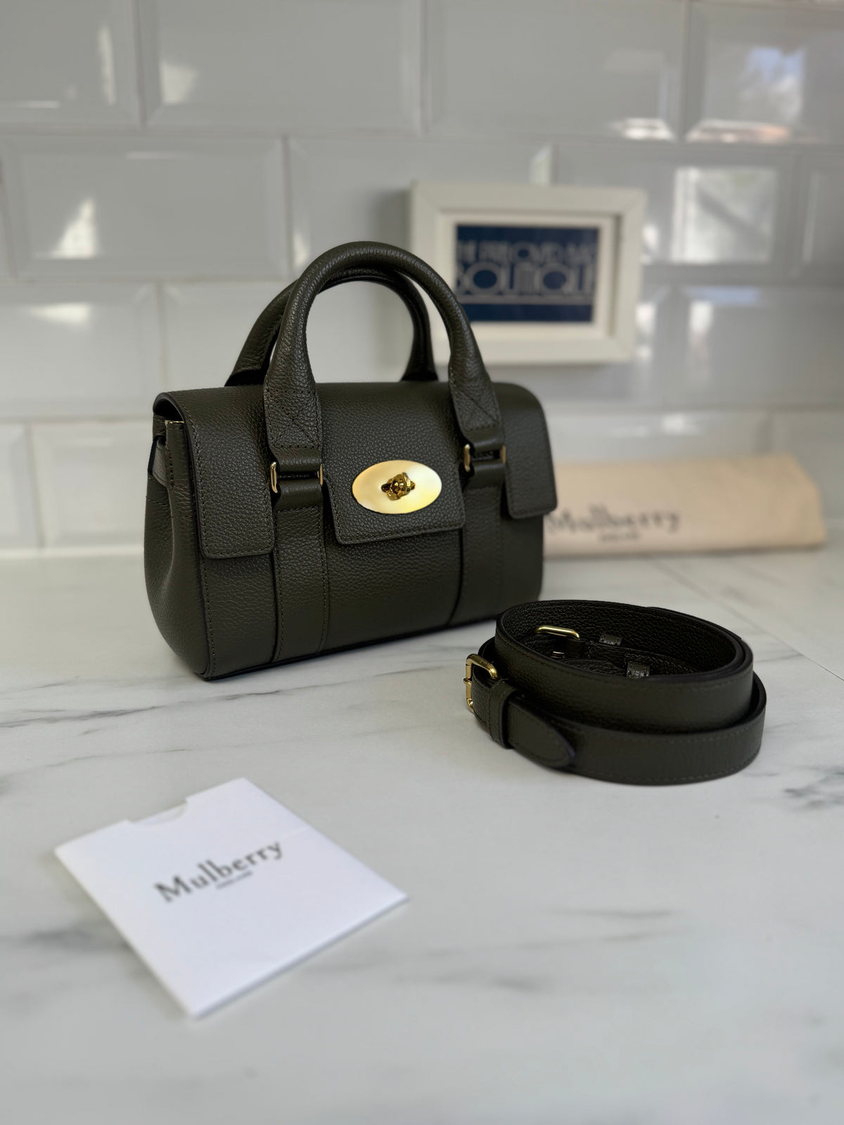 Mulberry Bayswater - Juniper Green