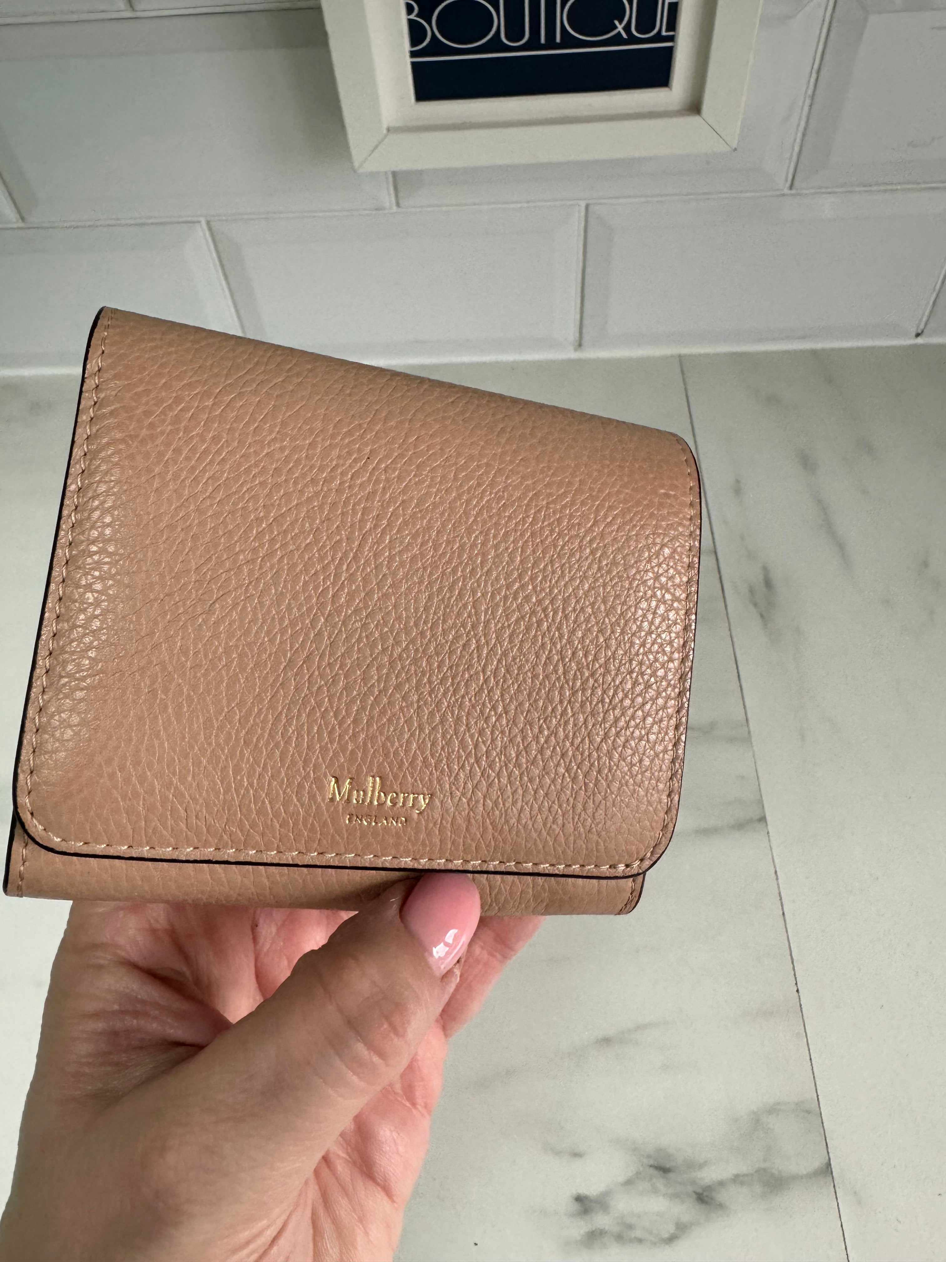 WALLET, Mulberry, leather. Vintage Clothing & Accessories - Auctionet