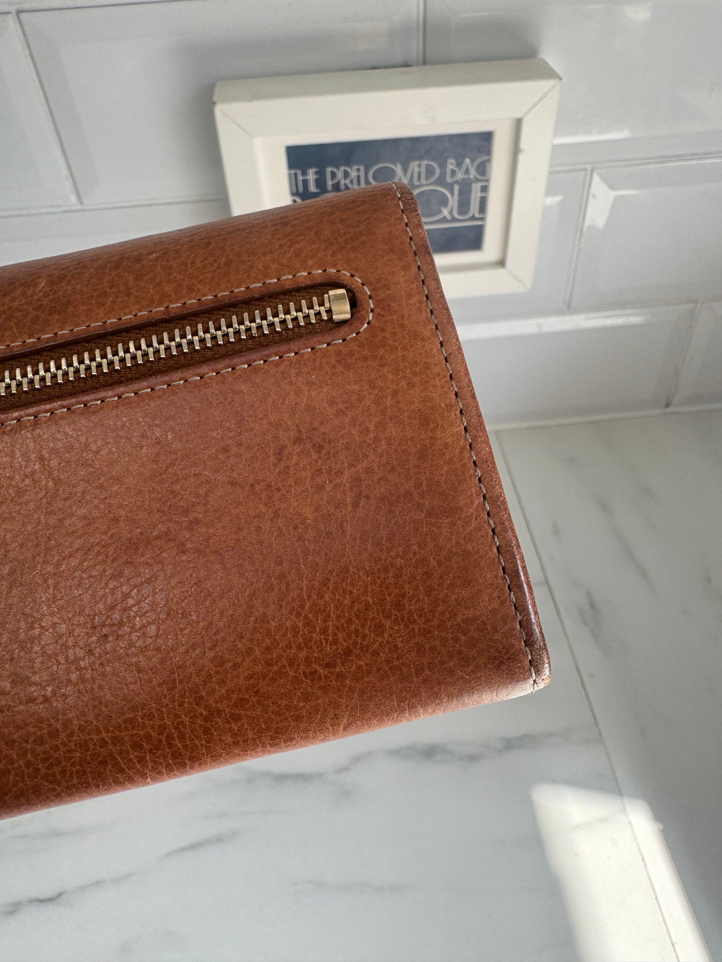 Mulberry Continental Tree Wallet - Oak