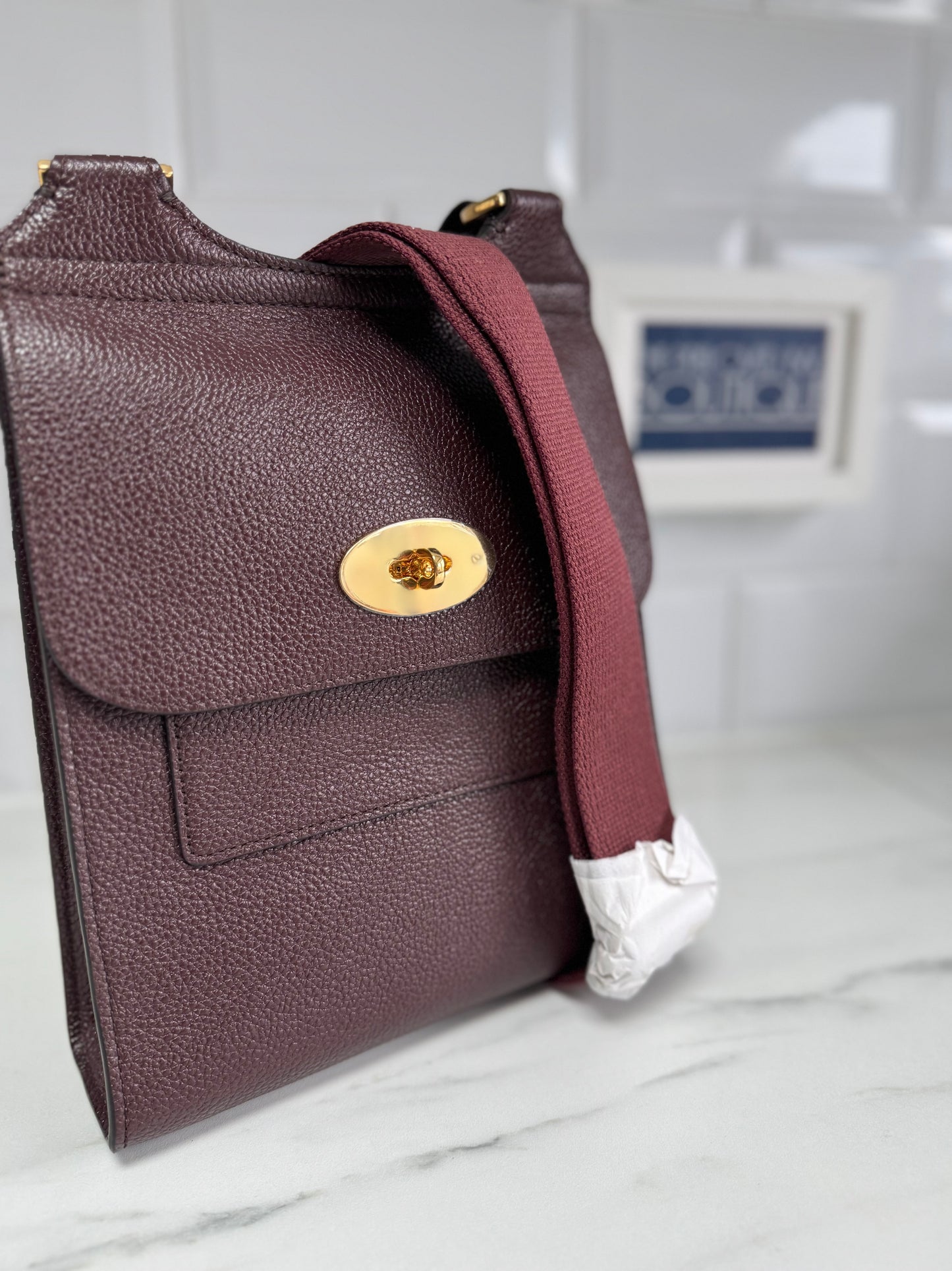 Mulberry Small Antony - Oxblood