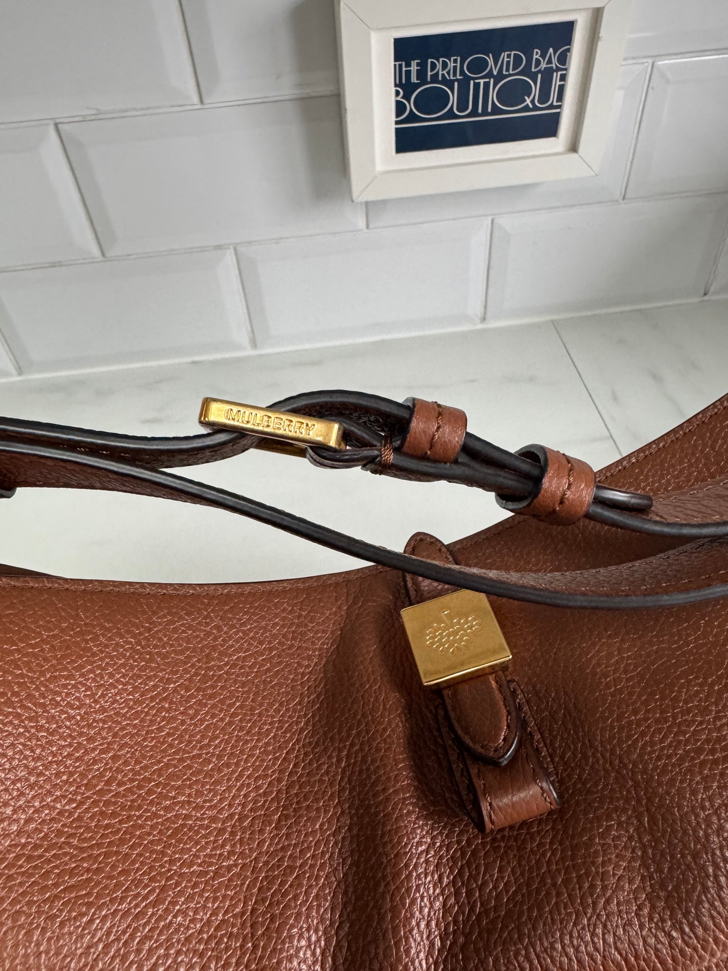 Mulberry Tessie Hobo - Oak