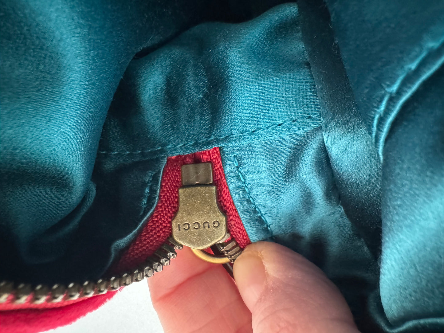 Gucci Marmont Small Camera Bag - Red Velvet