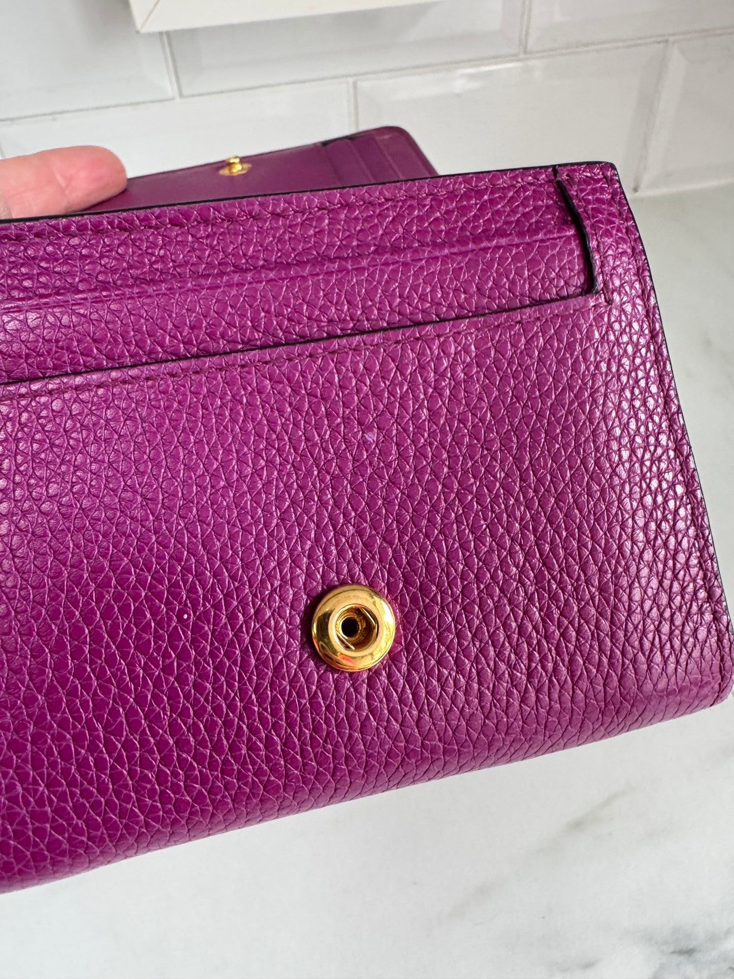 Mulberry Small Continental French Purse/Wallet - Violet