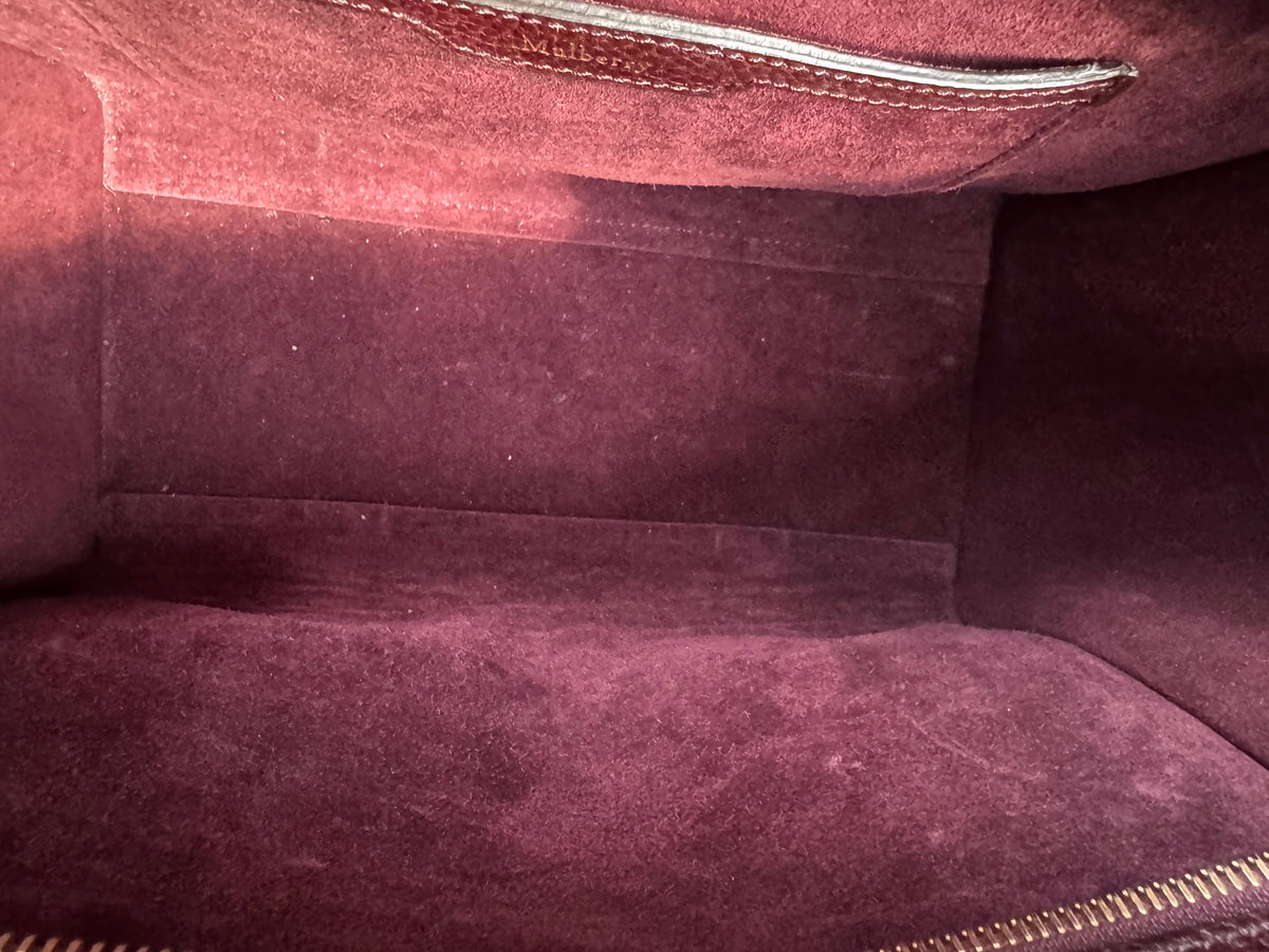 Mulberry Small Zipped Bayswater - Oxblood