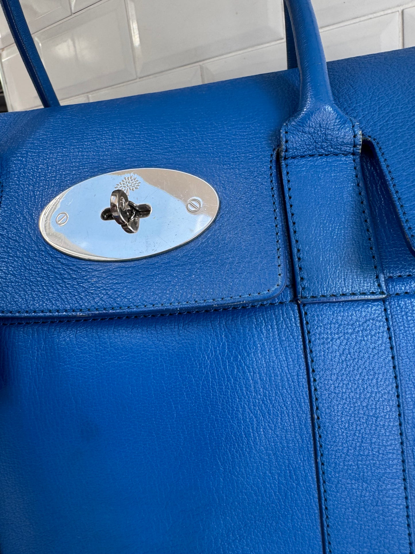 Mulberry Heritage Bayswater - Electric Blue