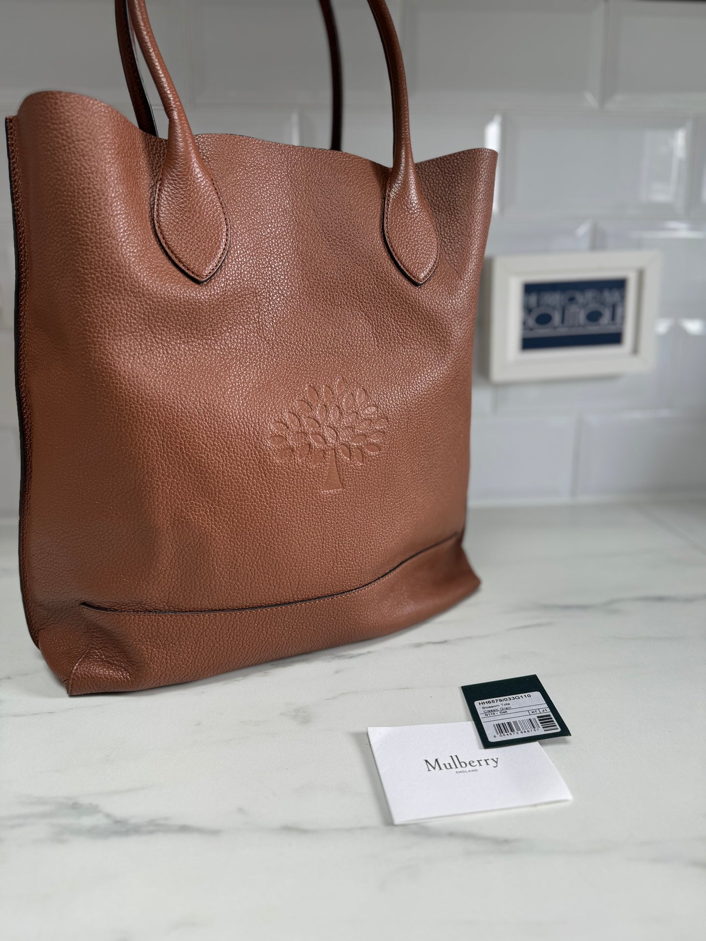 Mulberry Blossom Tote - Oak (2)