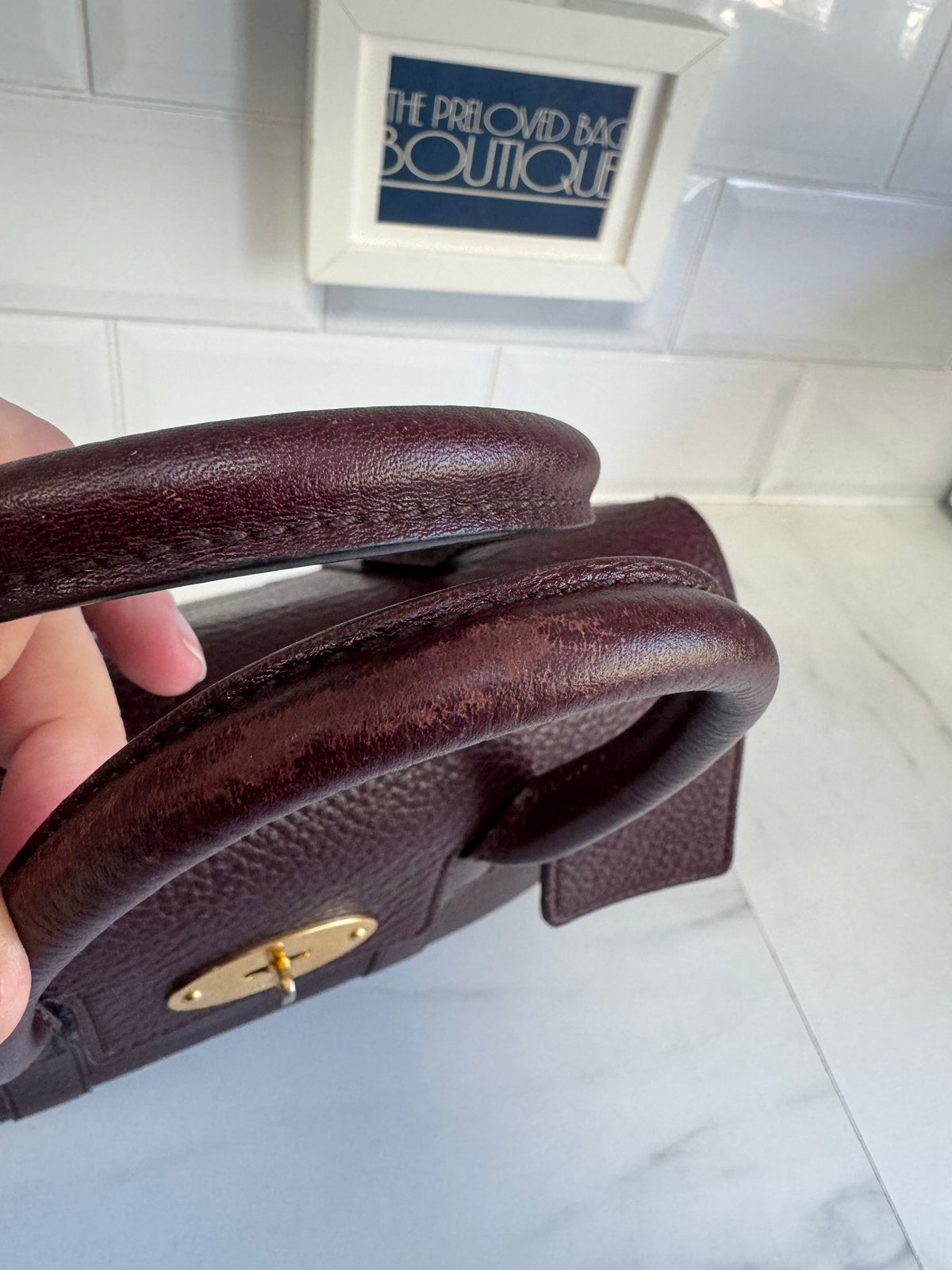 Mulberry Small Bayswater - Oxblood