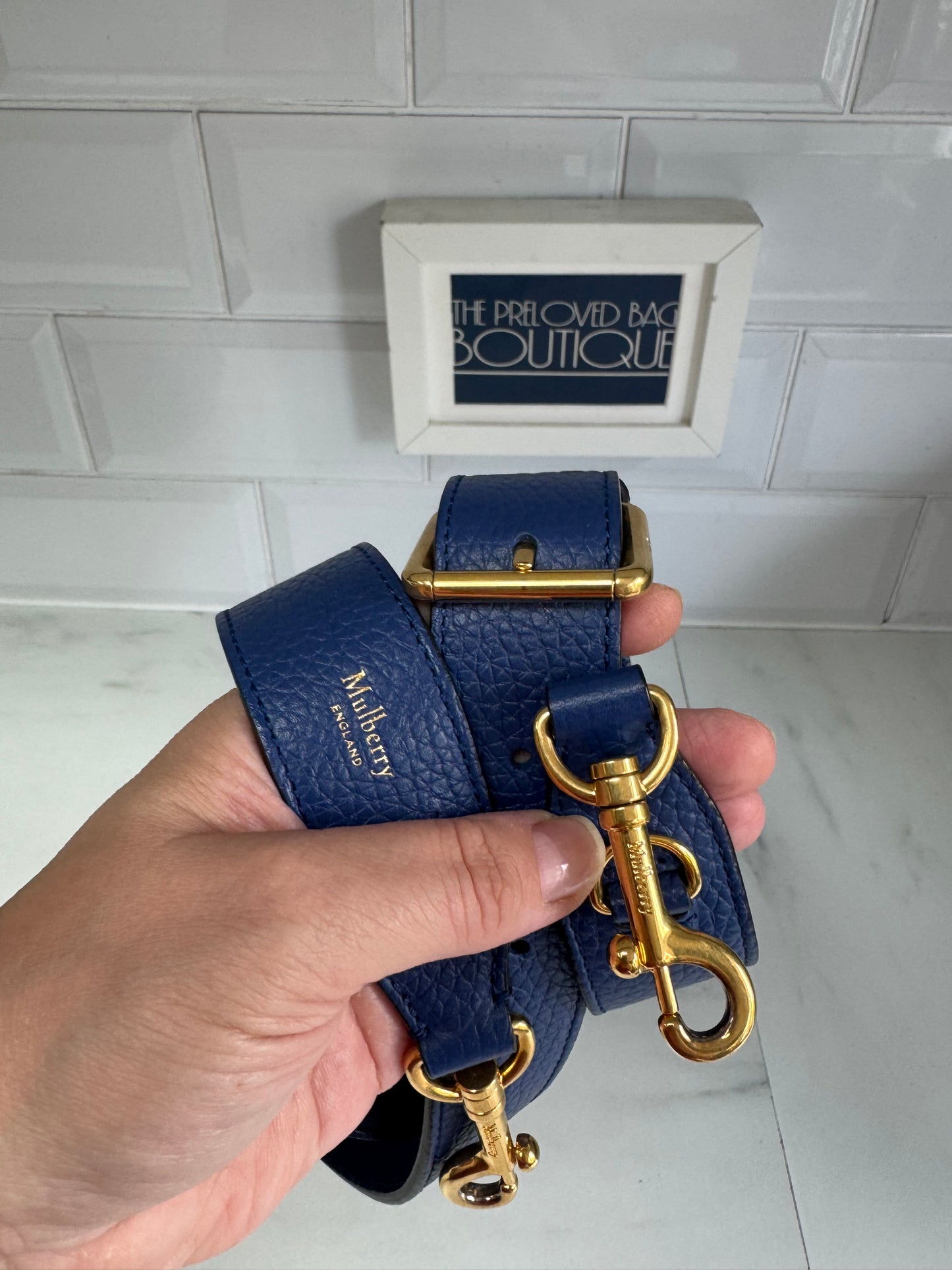 Mulberry Mini Bayswater - Pigment Blue