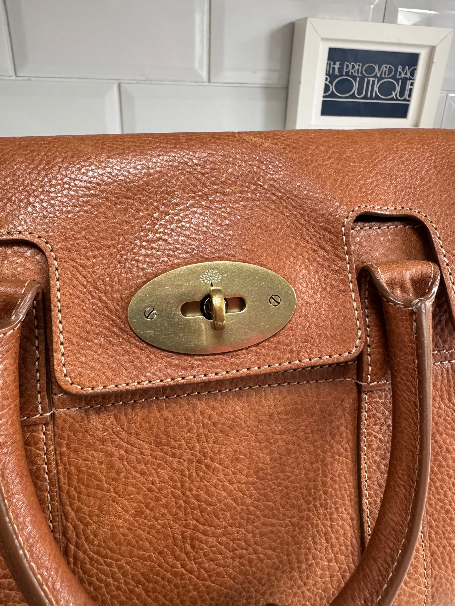 Mulberry SmallBayswater Satchel - Oak