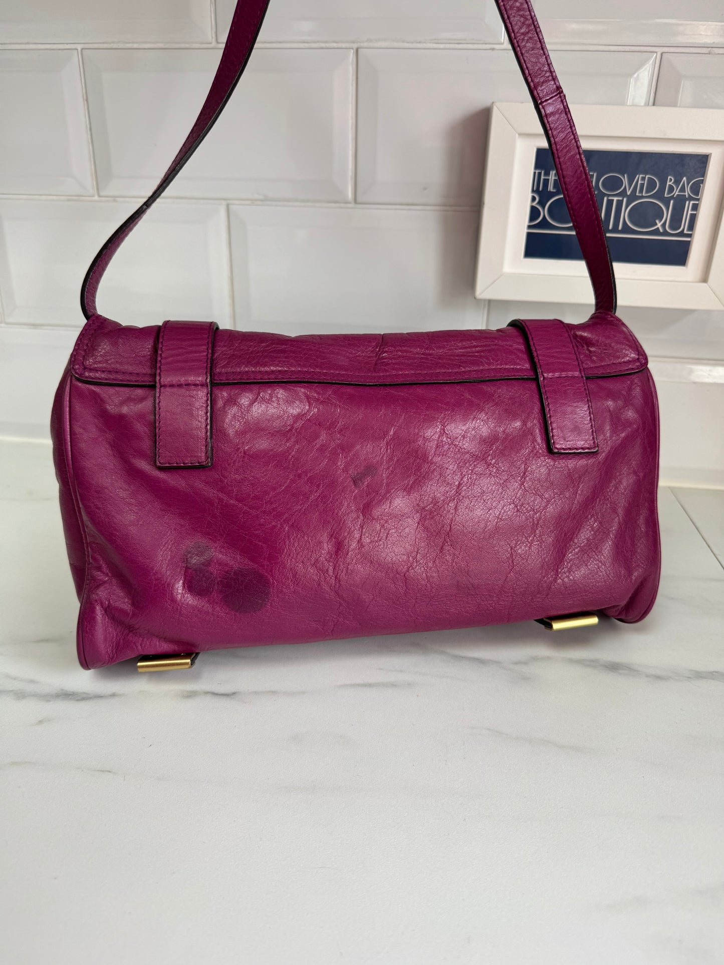 Mulberry Alexa Clutch - Plum