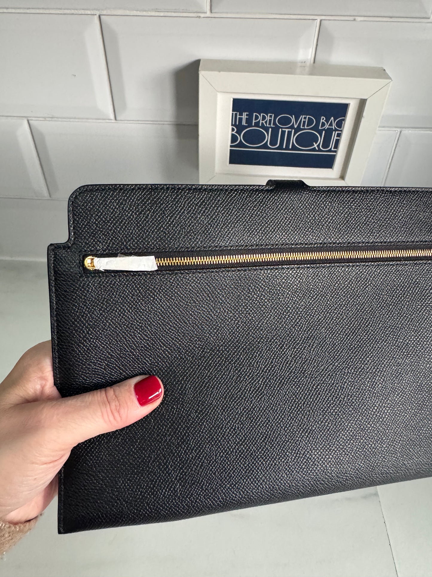 Mulberry Press Stud Tech Pouch - Black