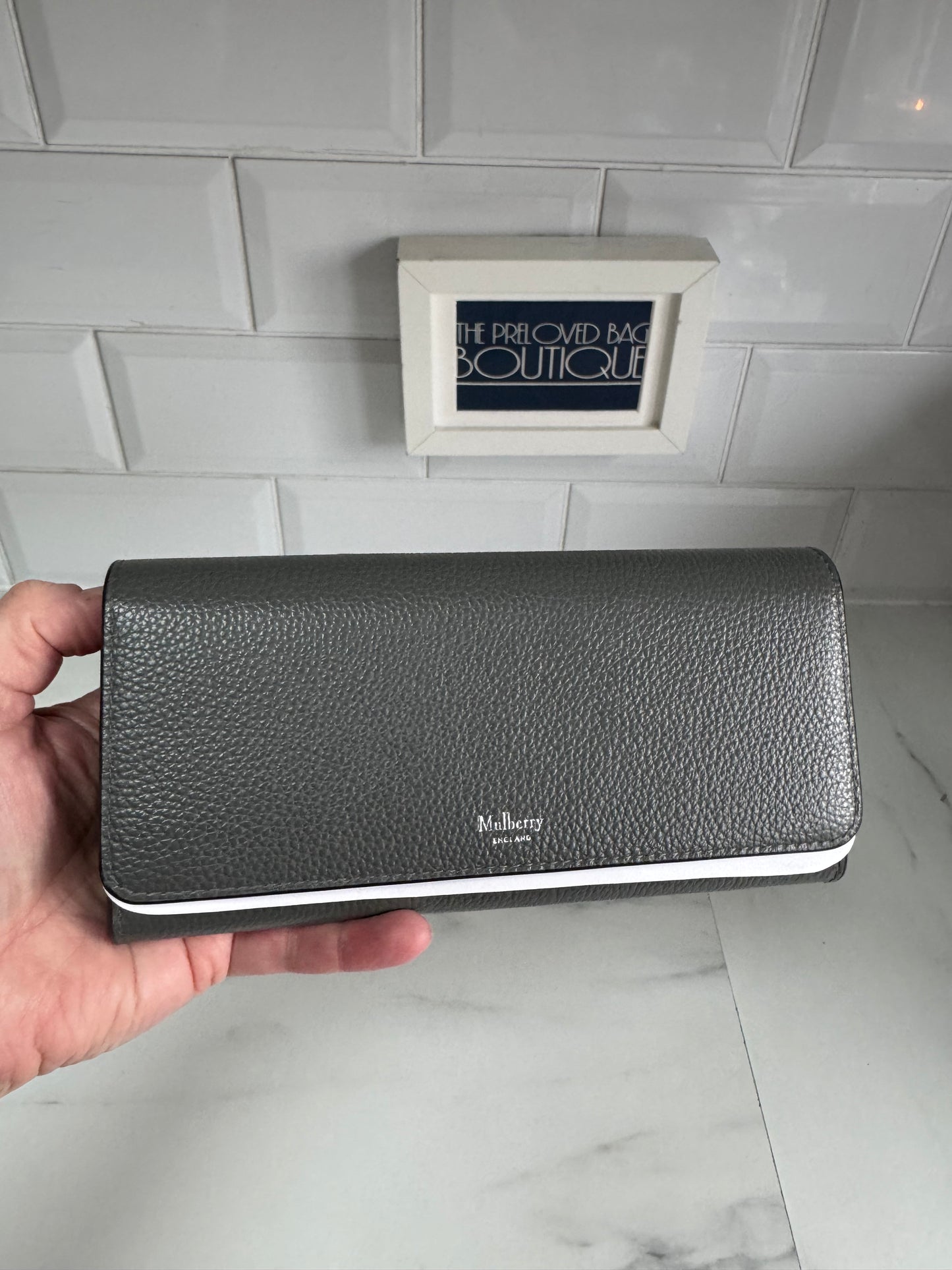 Mulberry Continental Wallet - Charcoal Grey