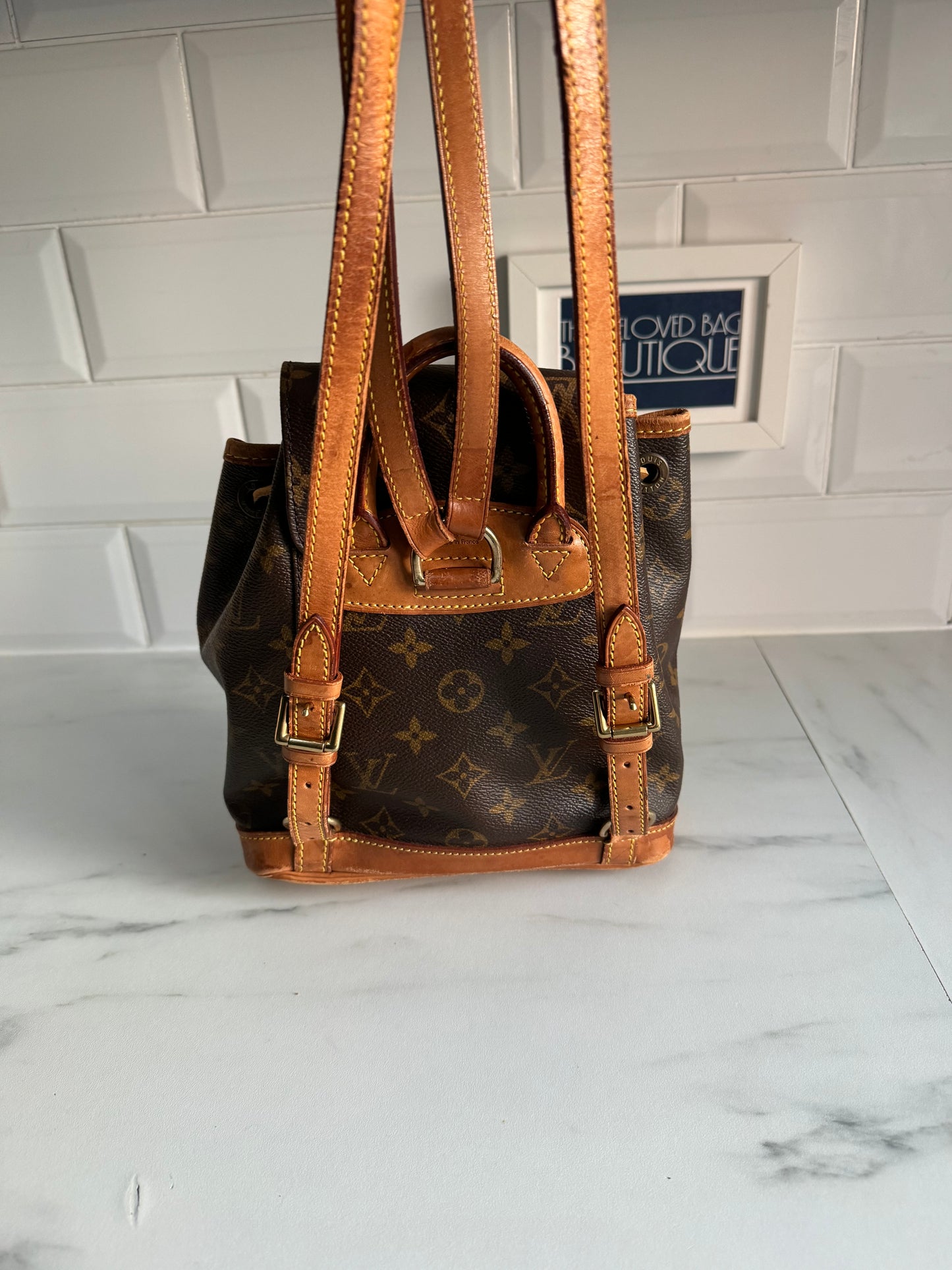 Louis Vuitton Vintage Montsouris Mini Backpack - Monogram