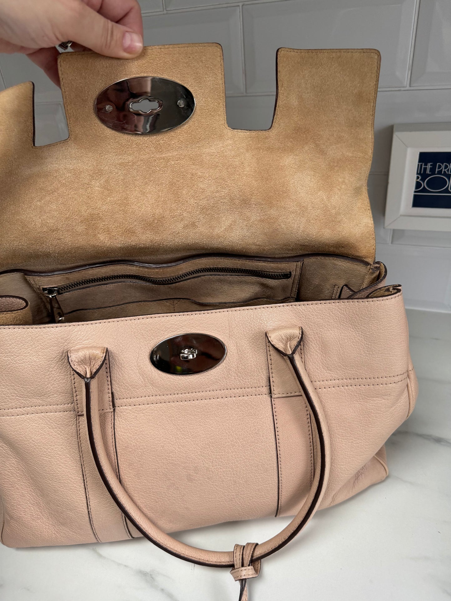 Mulberry Bayswater - putty/neutral/nude