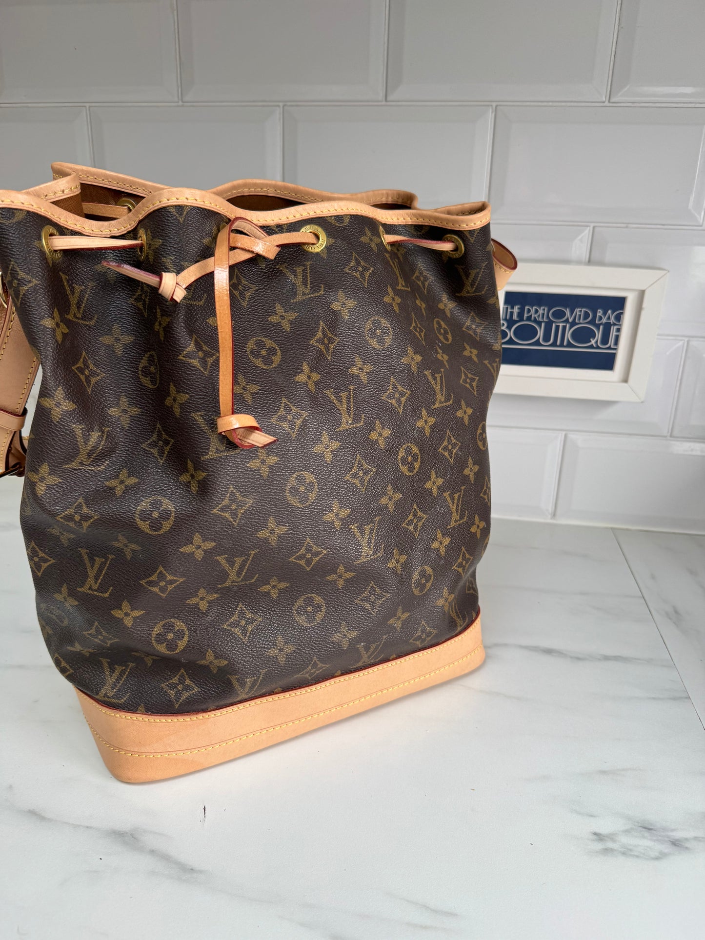 Louis Vuitton GM Noe Bucket Bag - Brown Monogram
