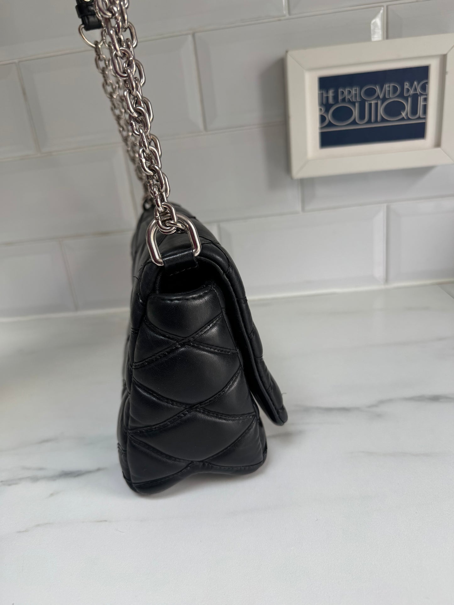 Louis Vuitton Go-14 Malletage PM Quilted Leather - Black