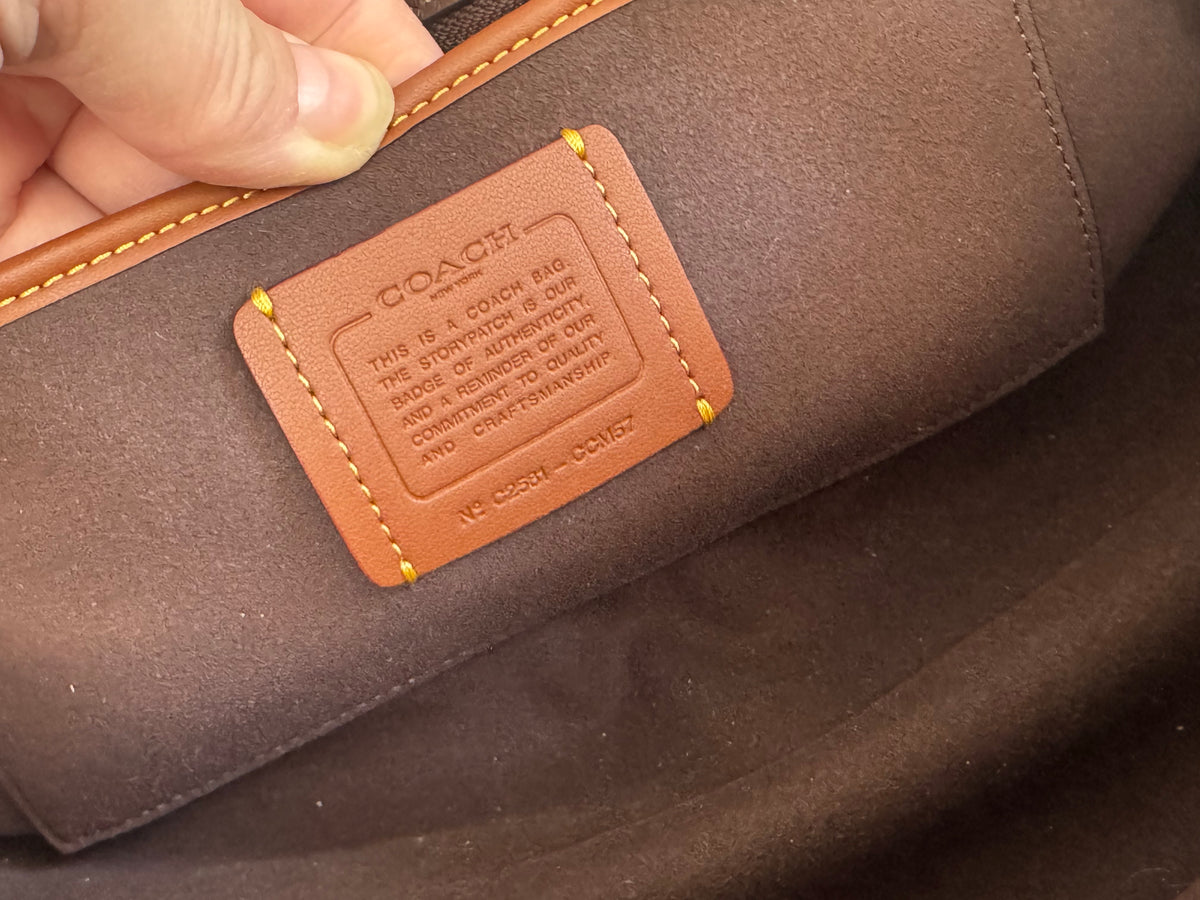Coach Empire Carryall 34- Chocolate Brown