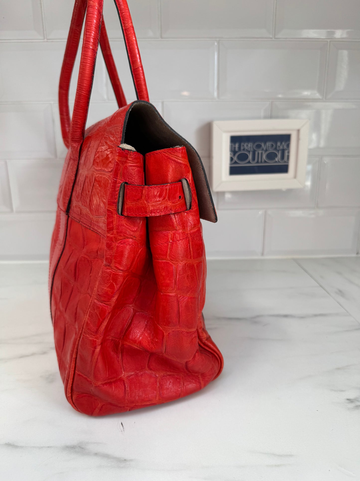 Mulberry Bayswater - Tomato Red Patent