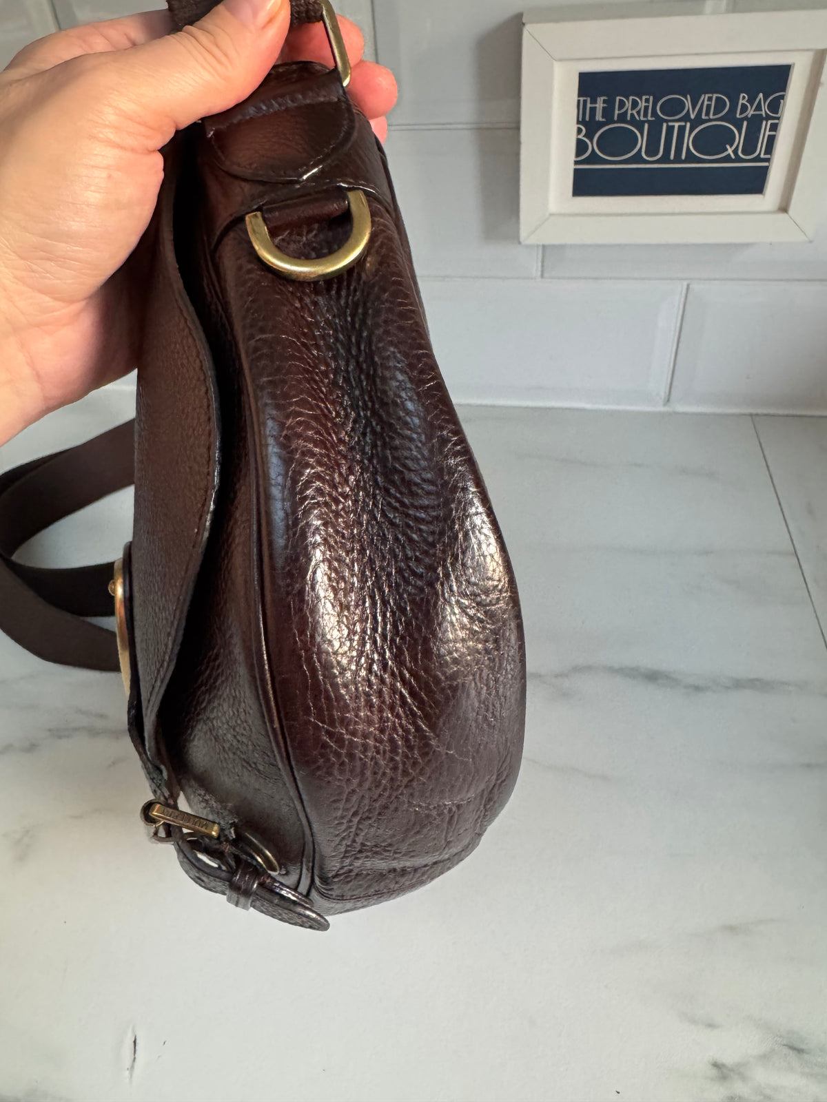 Mulberry Bonnie Satchel - Chocolate Brown