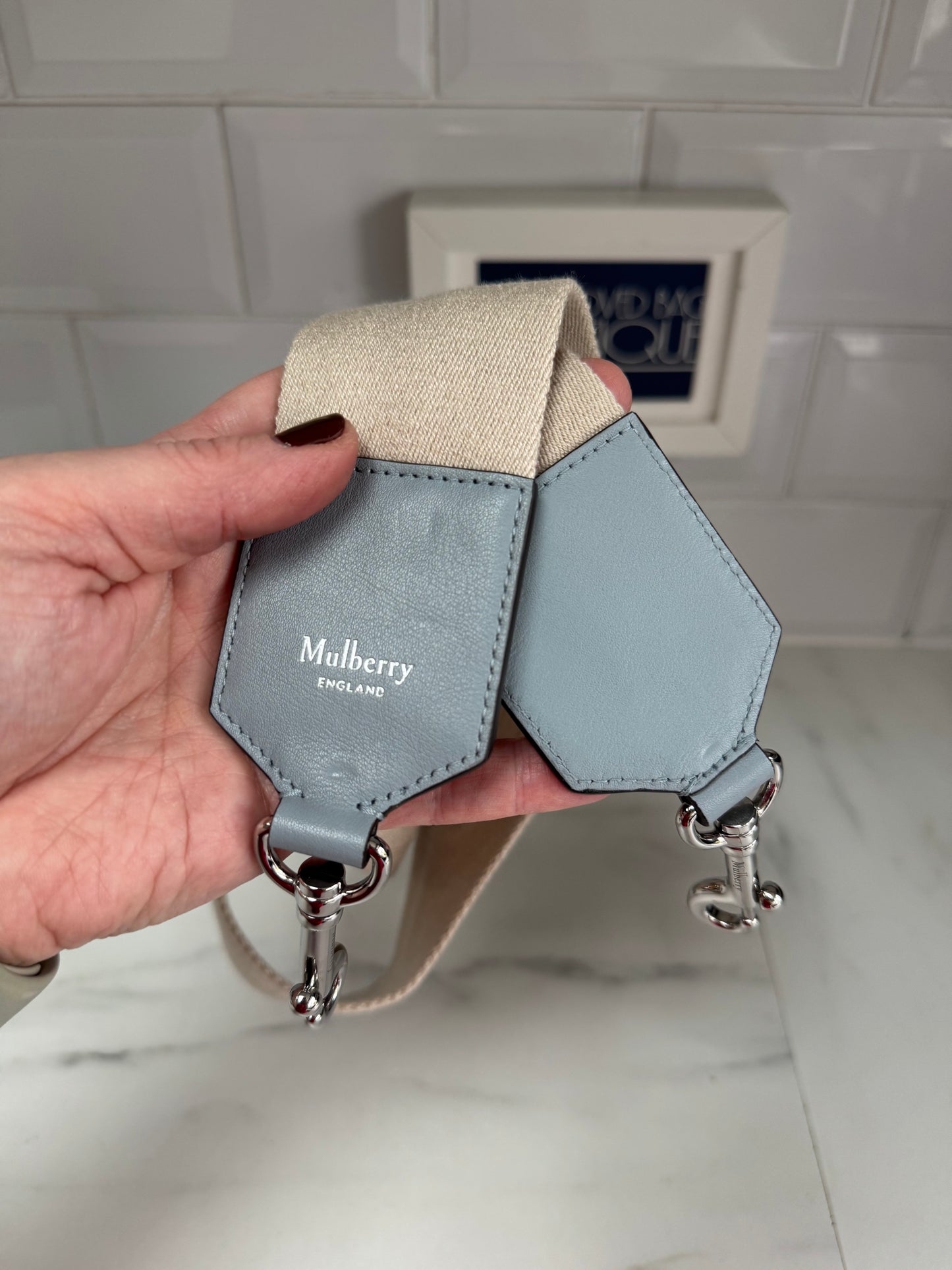 Mulberry Darley Satchel - Cloud