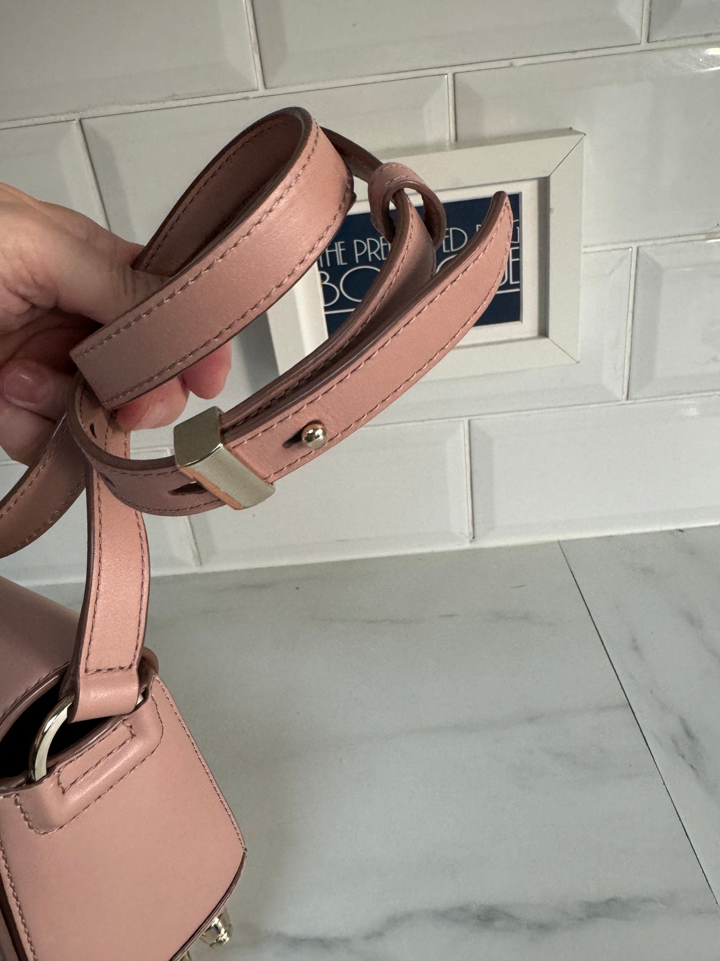 Alexander Wang Alpha Lia Saddle Bag - Blush Pink