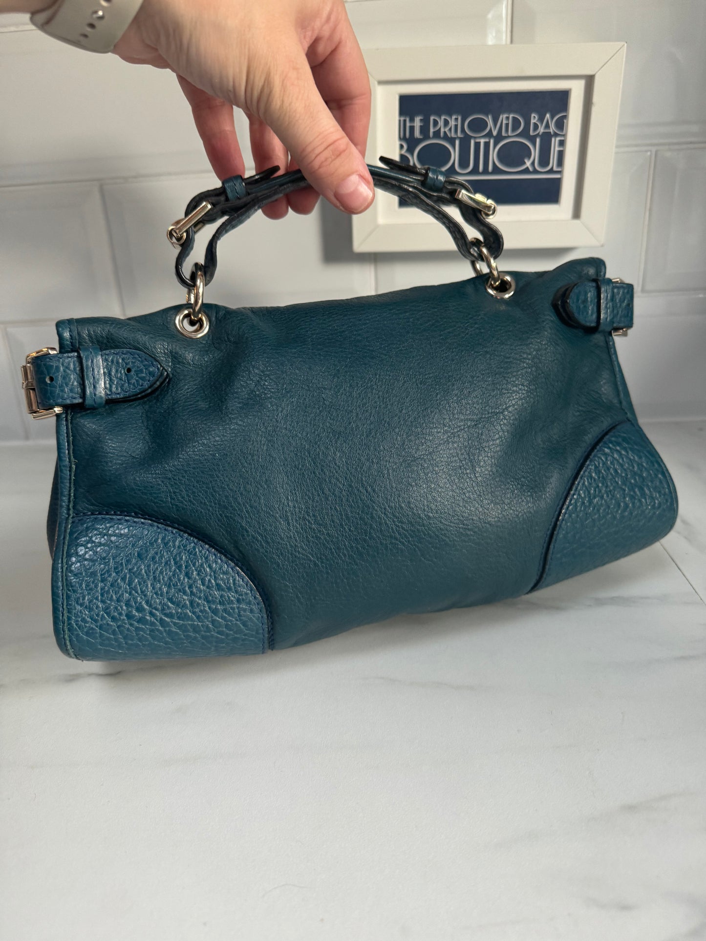 Mulberry Small Taylor - Petrol Blue