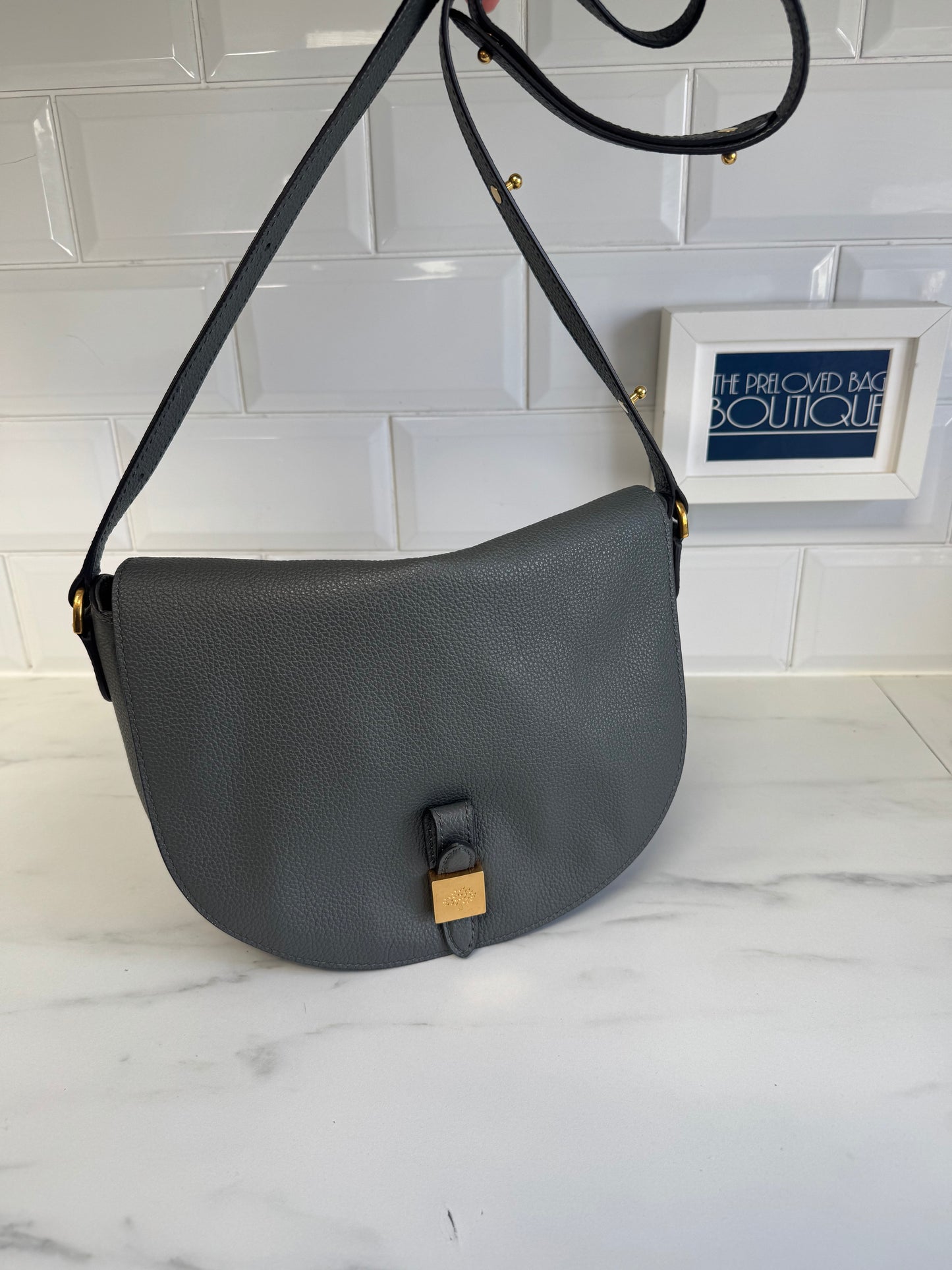 Mulberry Small Tessie Satchel - Grey