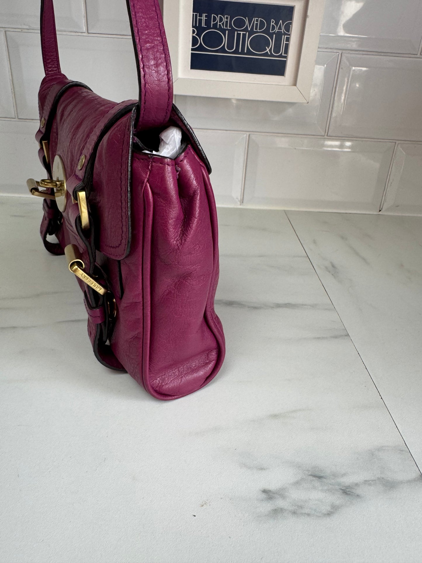 Mulberry Alexa Clutch - Plum