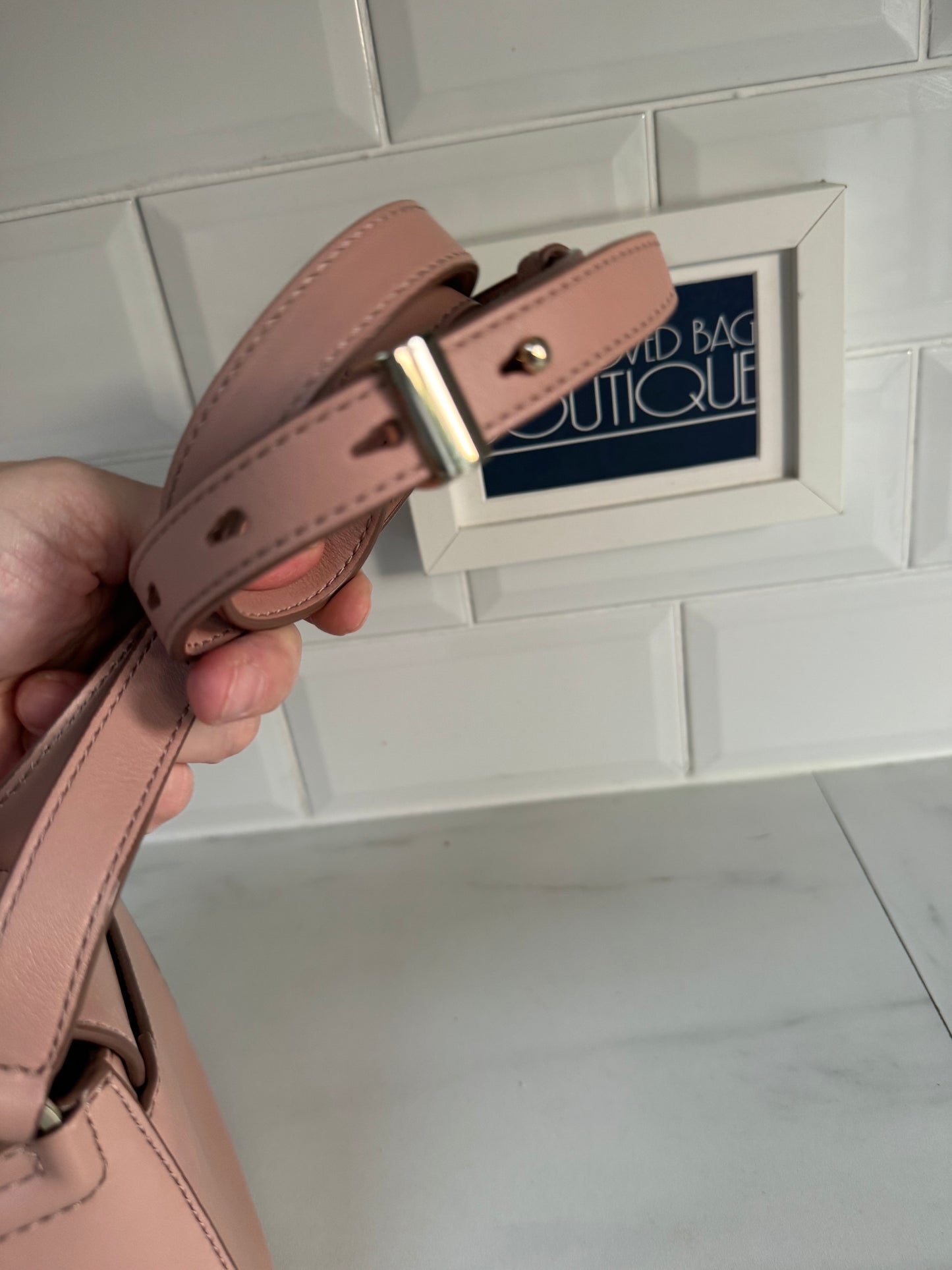 Alexander Wang Alpha Lia Saddle Bag - Blush Pink