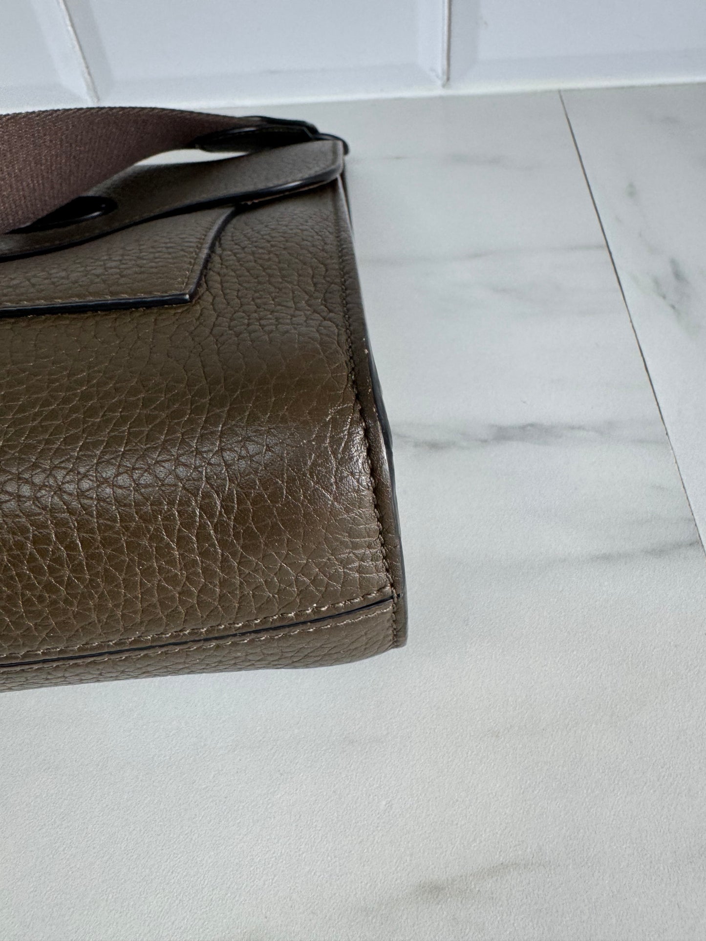 Mulberry Small Antony - Dark Palm