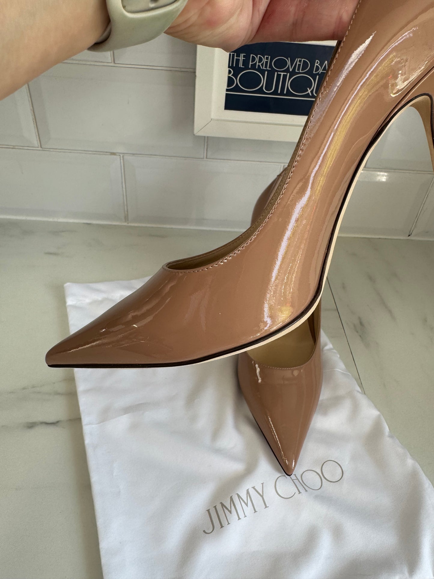Jimmy Choo Love 100  Heels - Ballet Pink