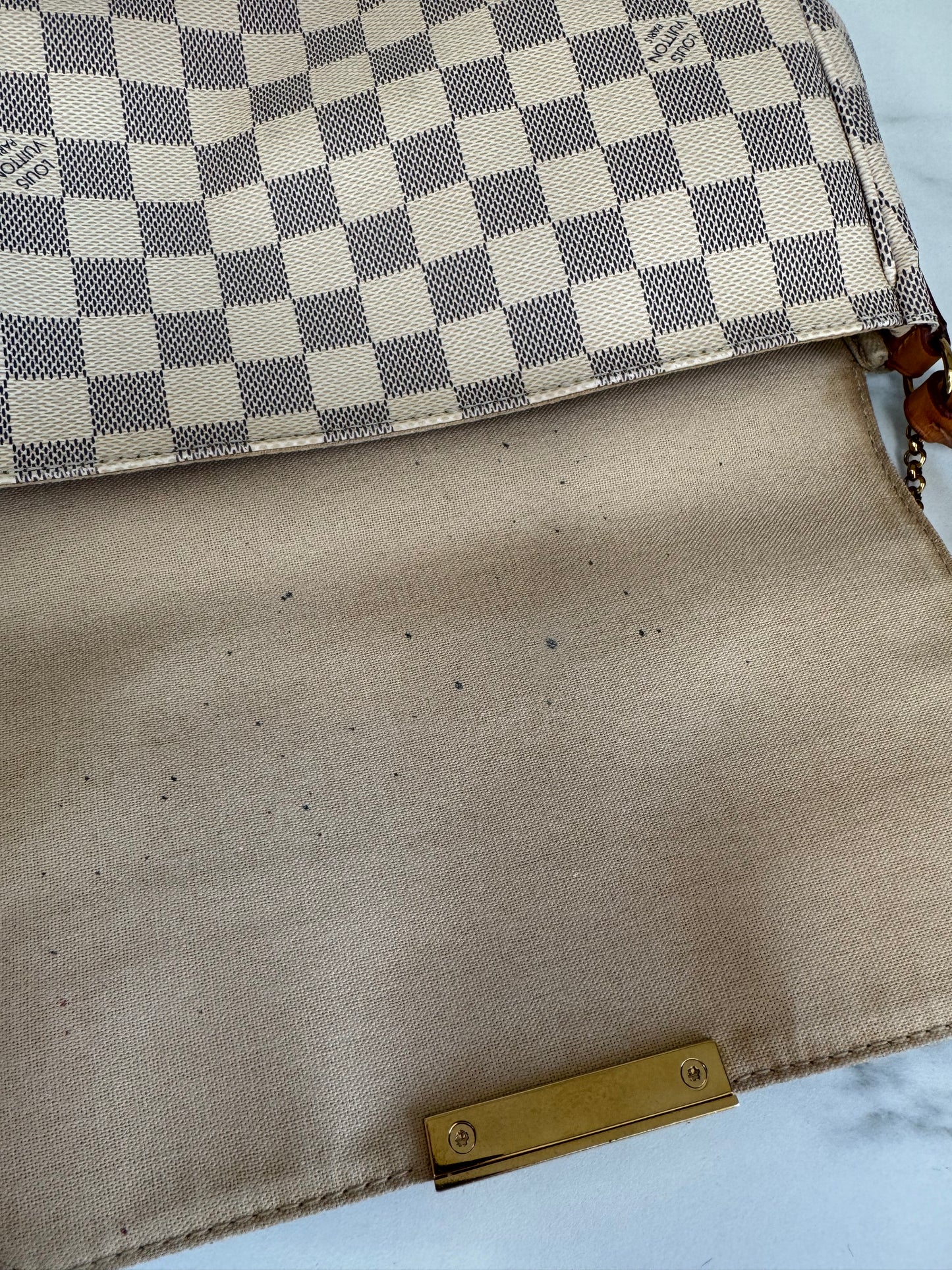 Louis Vuitton Favourite MM - Damier Azure Canvas