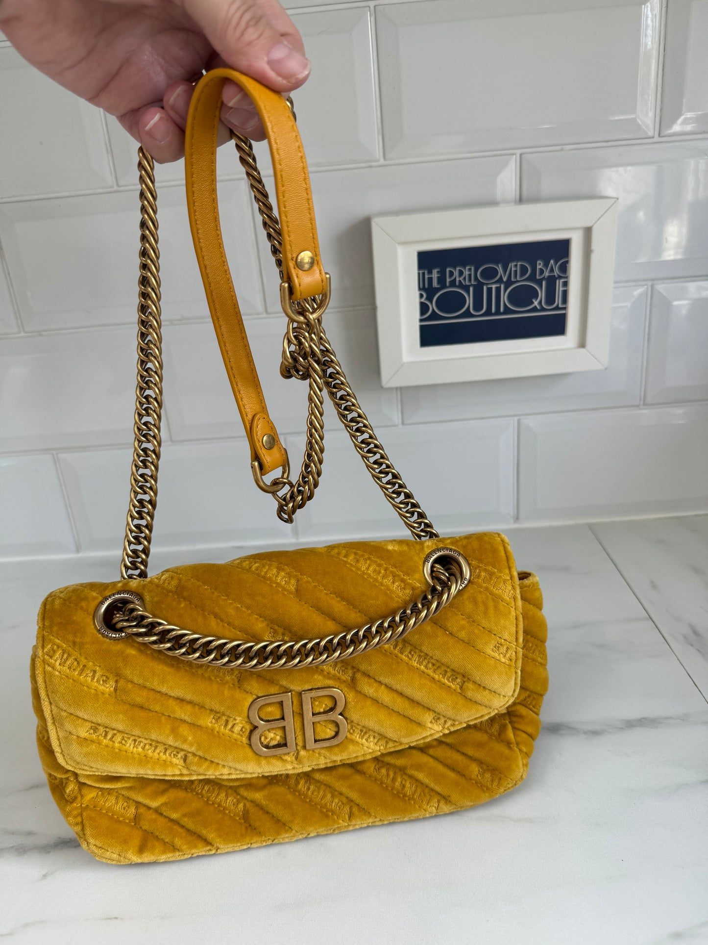 Balenciaga Camera Bag - Ochre/Mustard