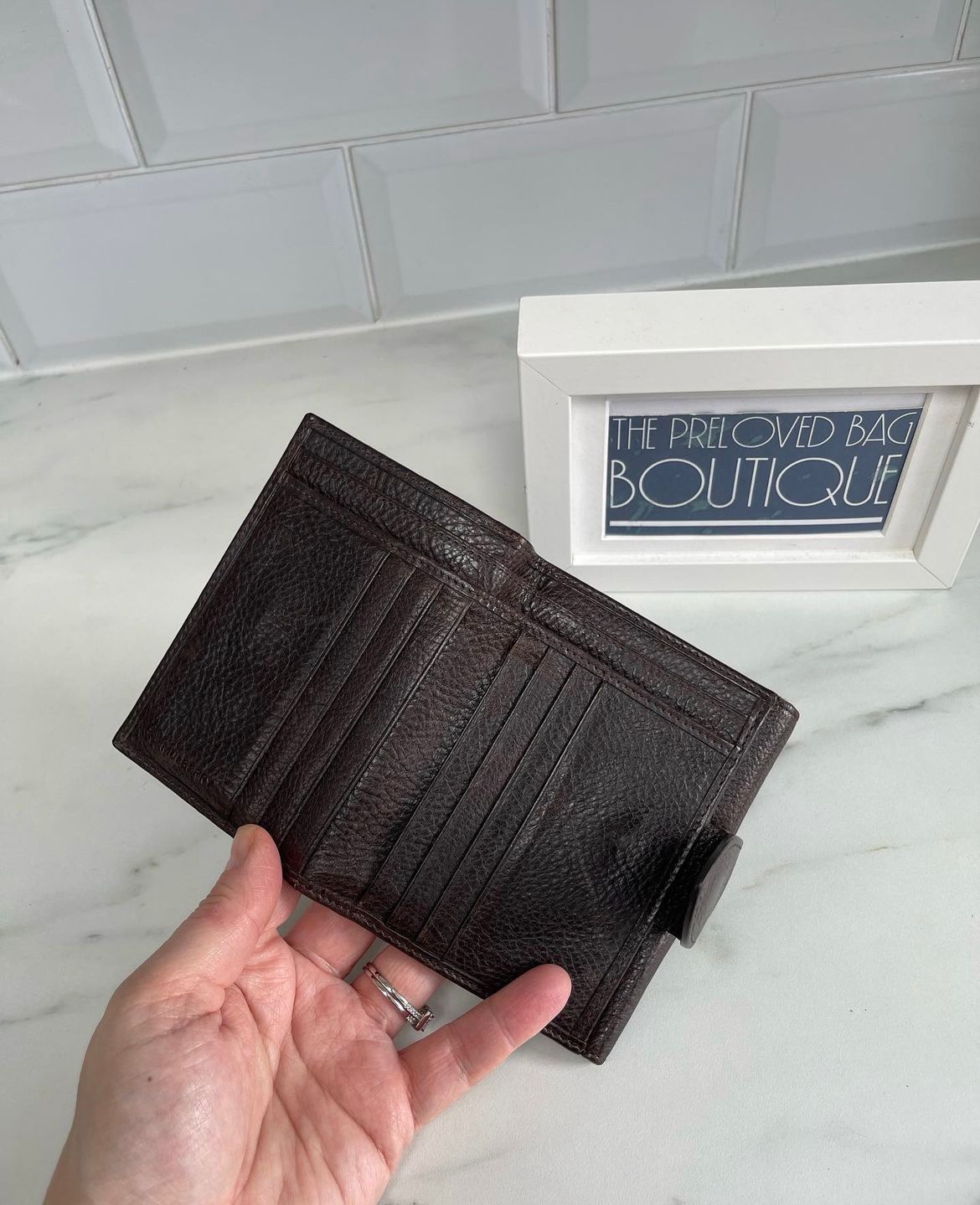 Mulberry Vintage Trifold Wallet