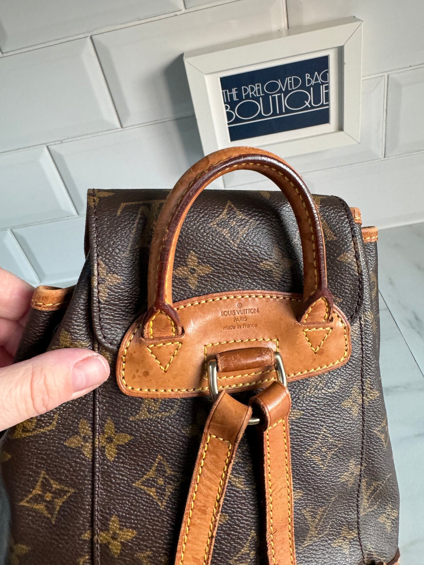 Louis Vuitton Vintage Montsouris Mini Backpack - Monogram