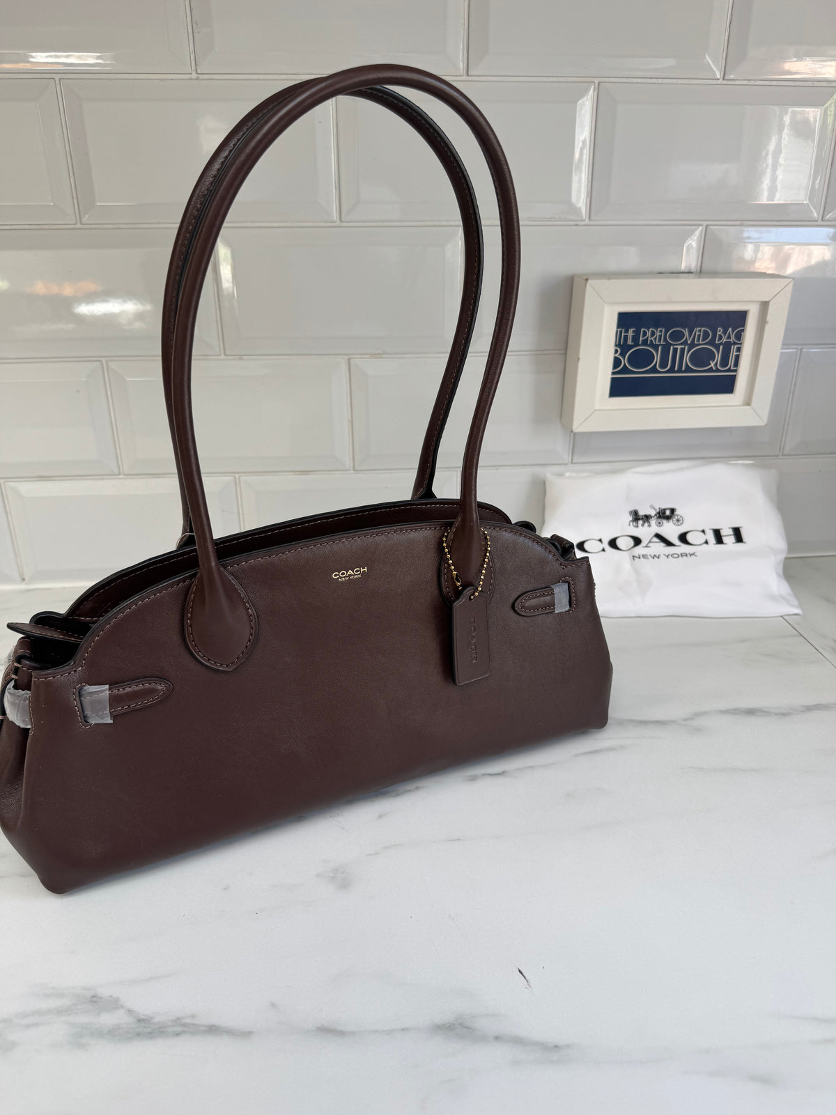 Coach Empire Carryall 34- Chocolate Brown