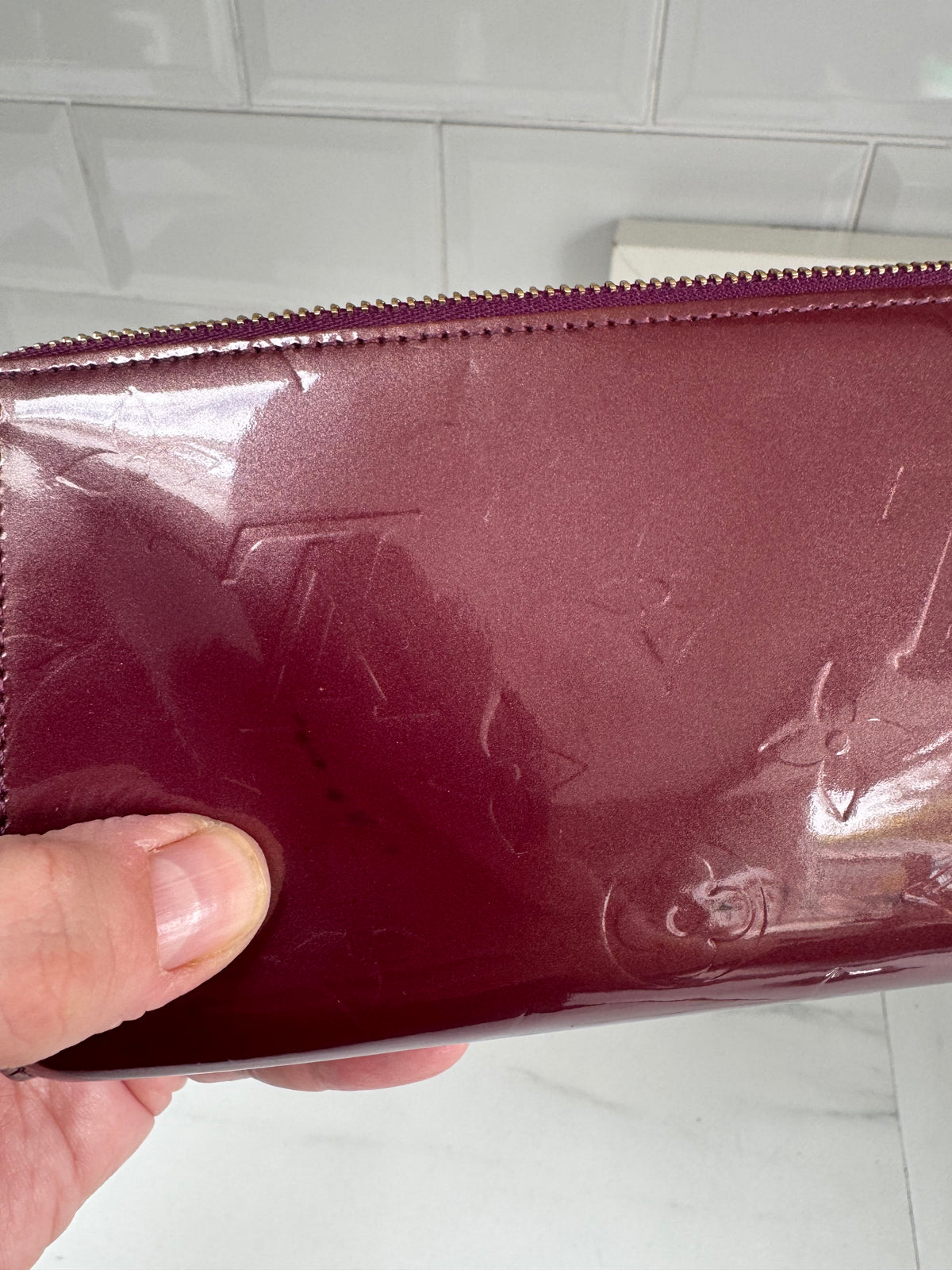 Louis Vuitton Zipped Cosmetic Pouch Trousse - Violette Vernis