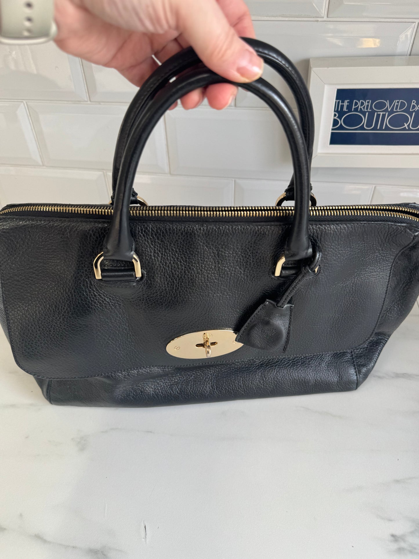 Mulberry Large Del Rey - Black