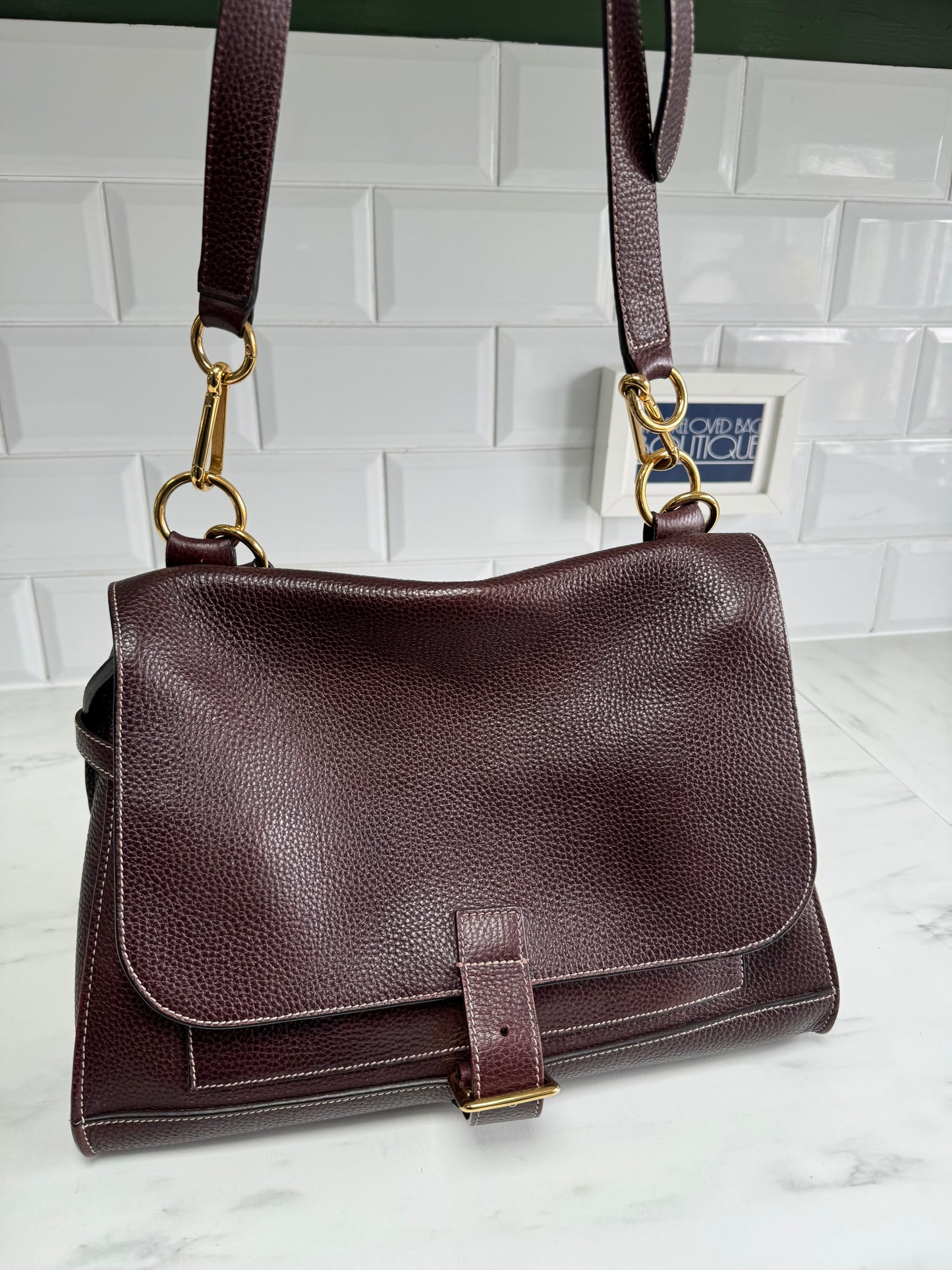 Mulberry Chiltern Satchel - Oxblood